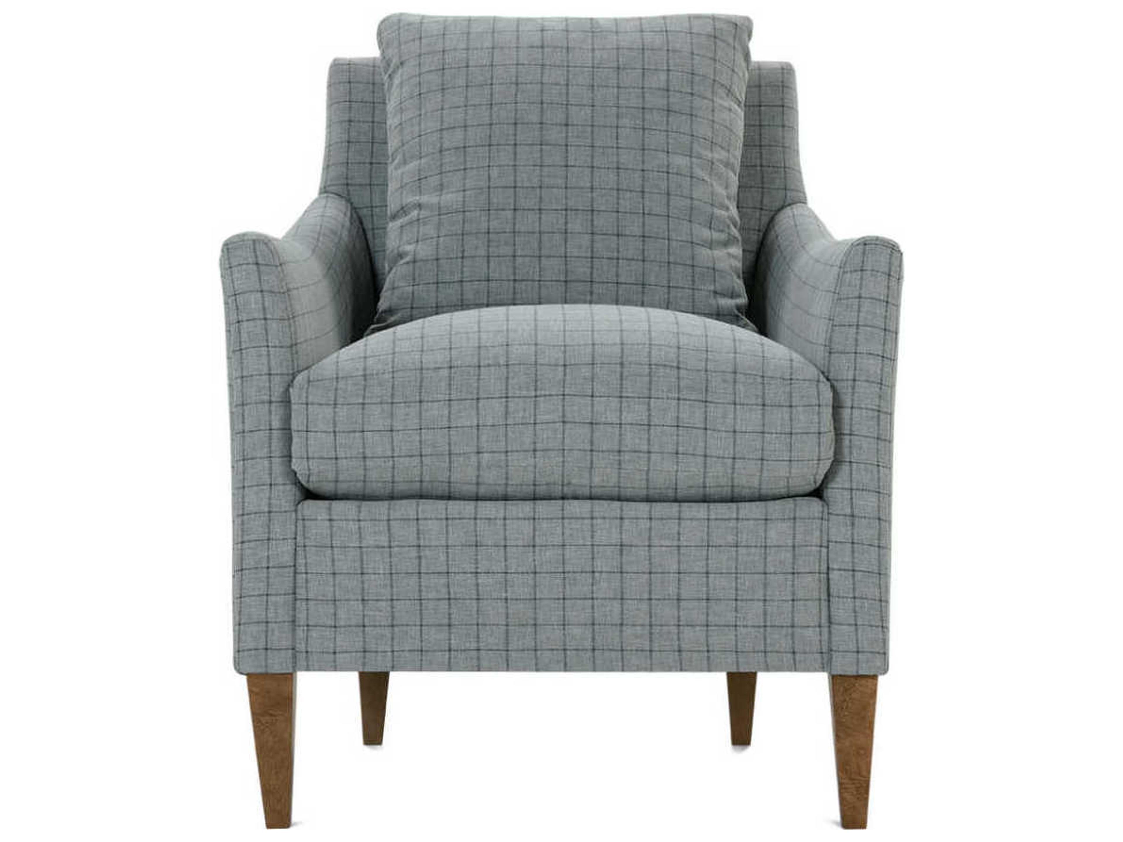 Rowe Ingrid Gray Fabric Accent Chair