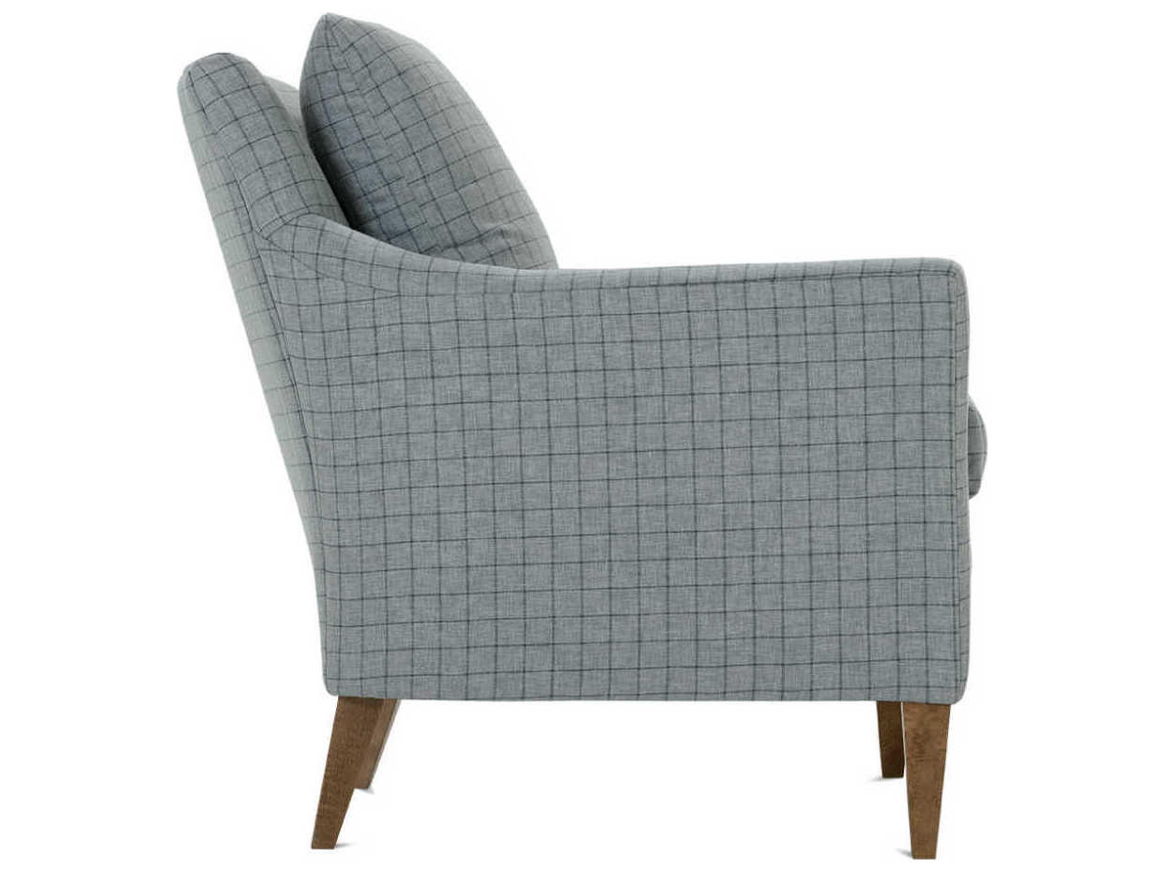 Rowe Ingrid Gray Fabric Accent Chair