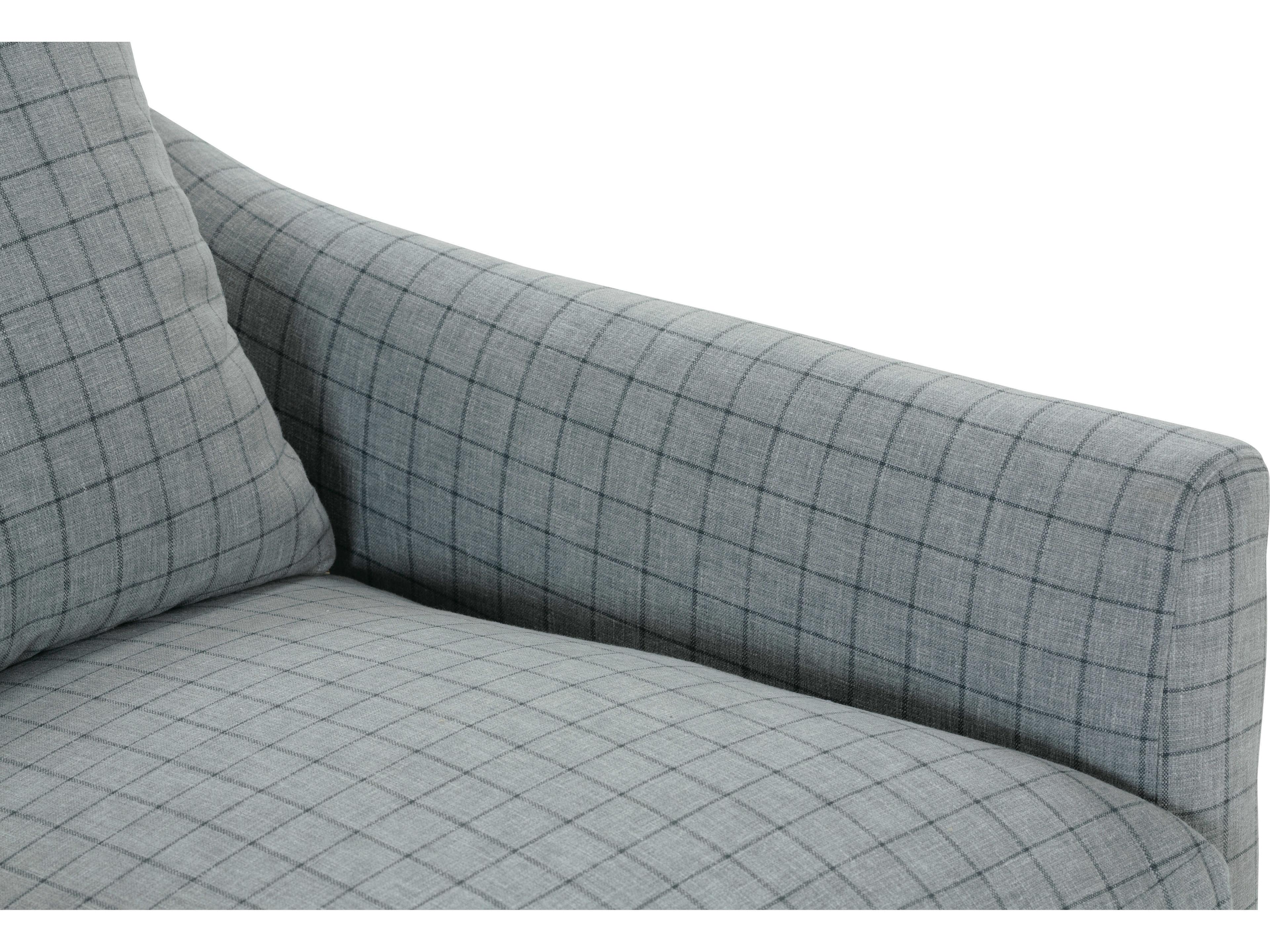 Rowe Ingrid Gray Fabric Accent Chair