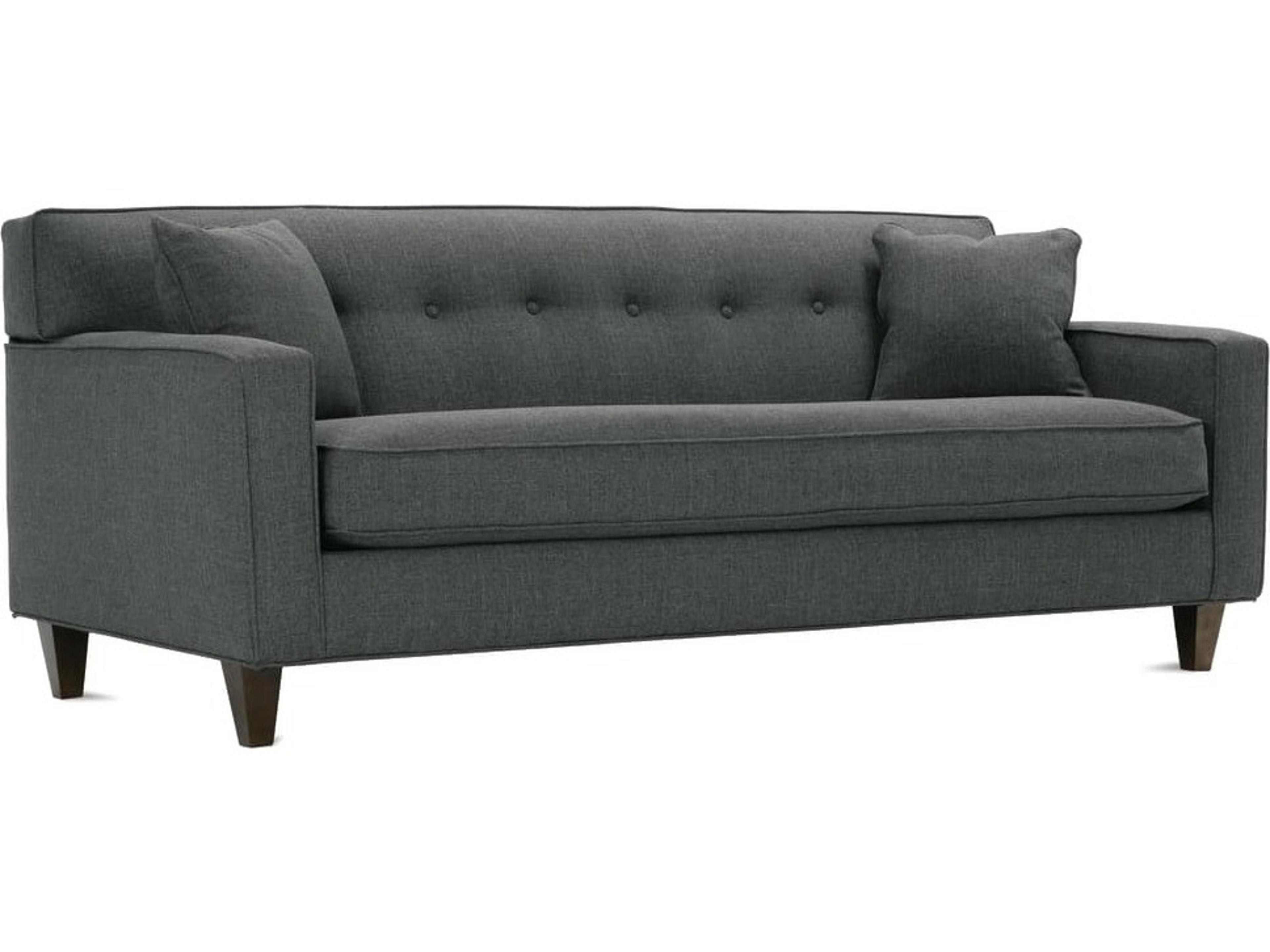 Queen Gray Upholstered Sofa Bed
