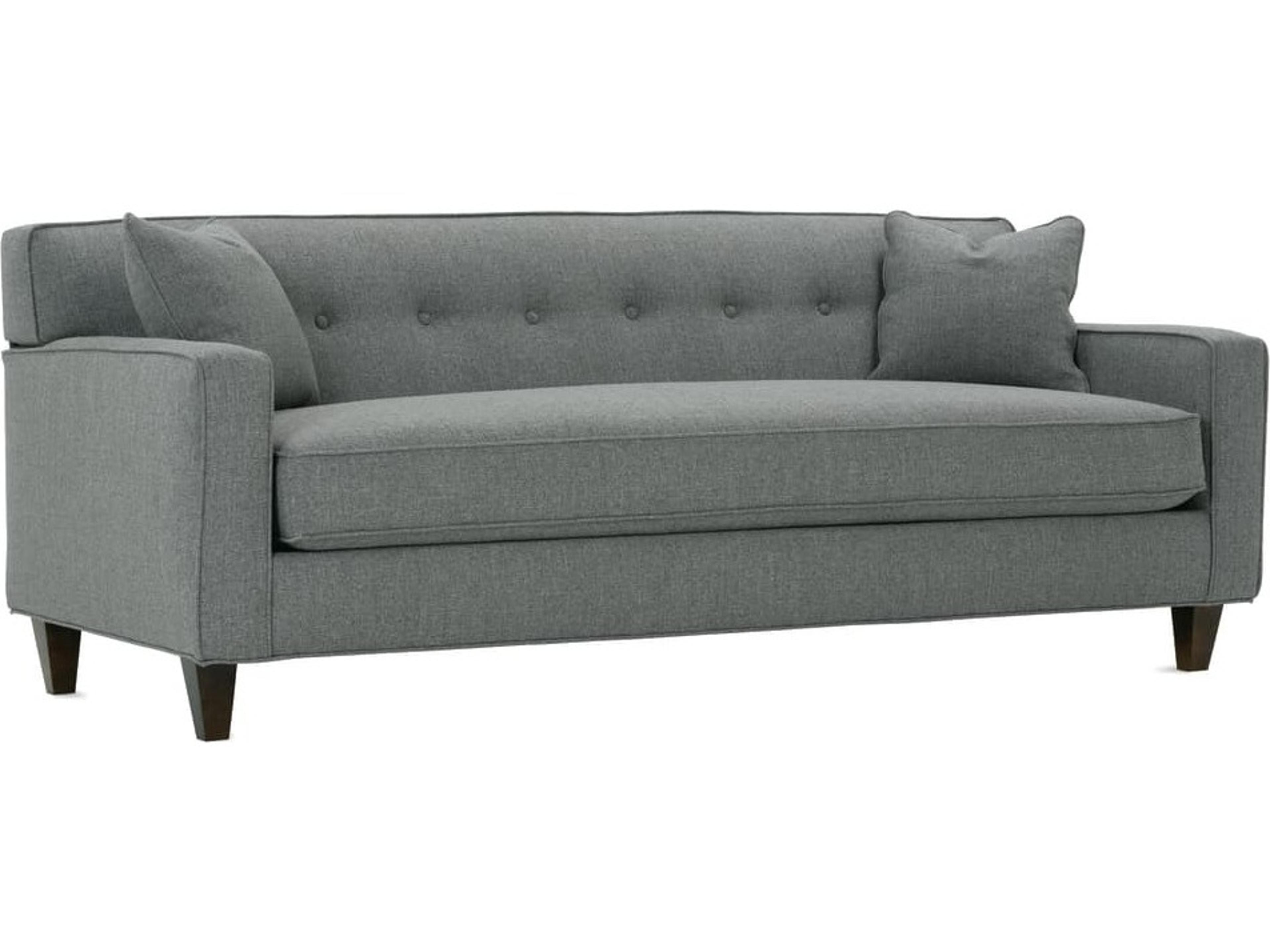 Queen Gray Upholstered Sofa Bed
