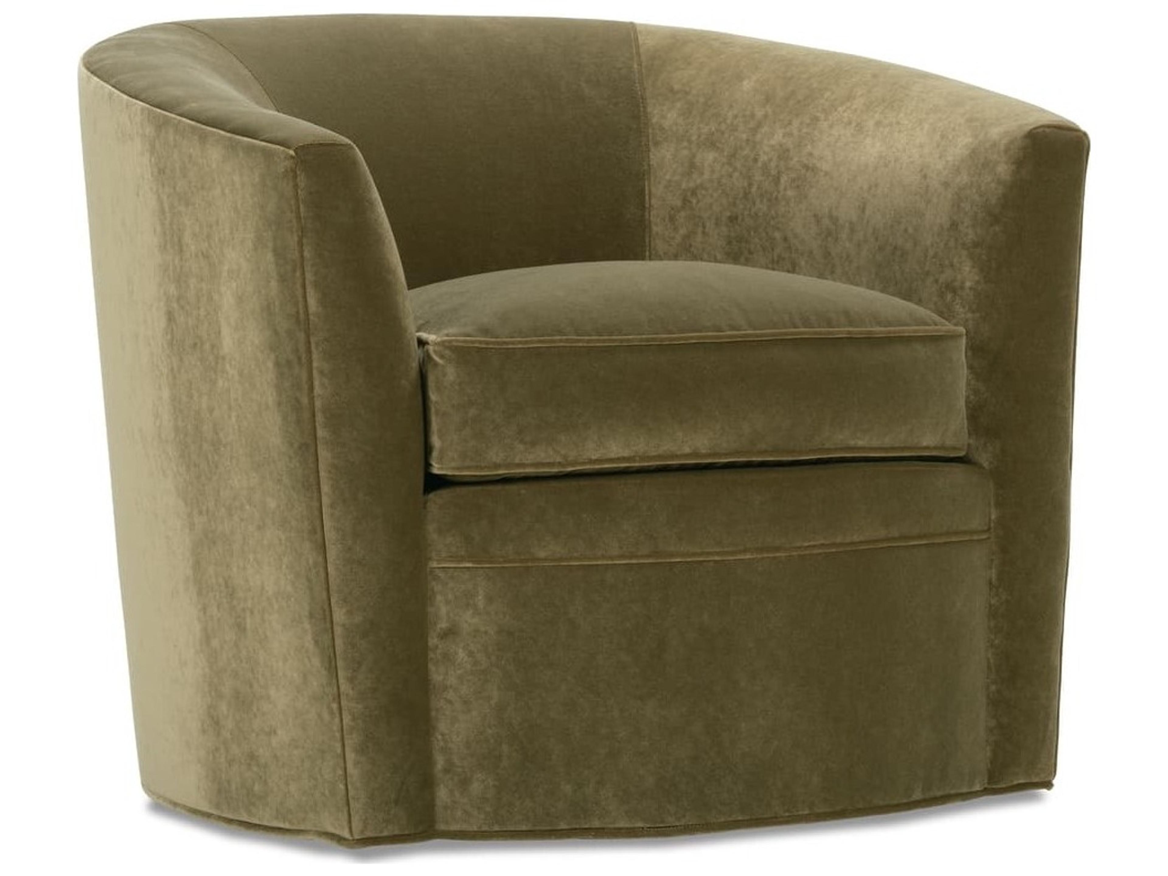 Baldwin Swivel Green Fabric Accent Swivel Chair