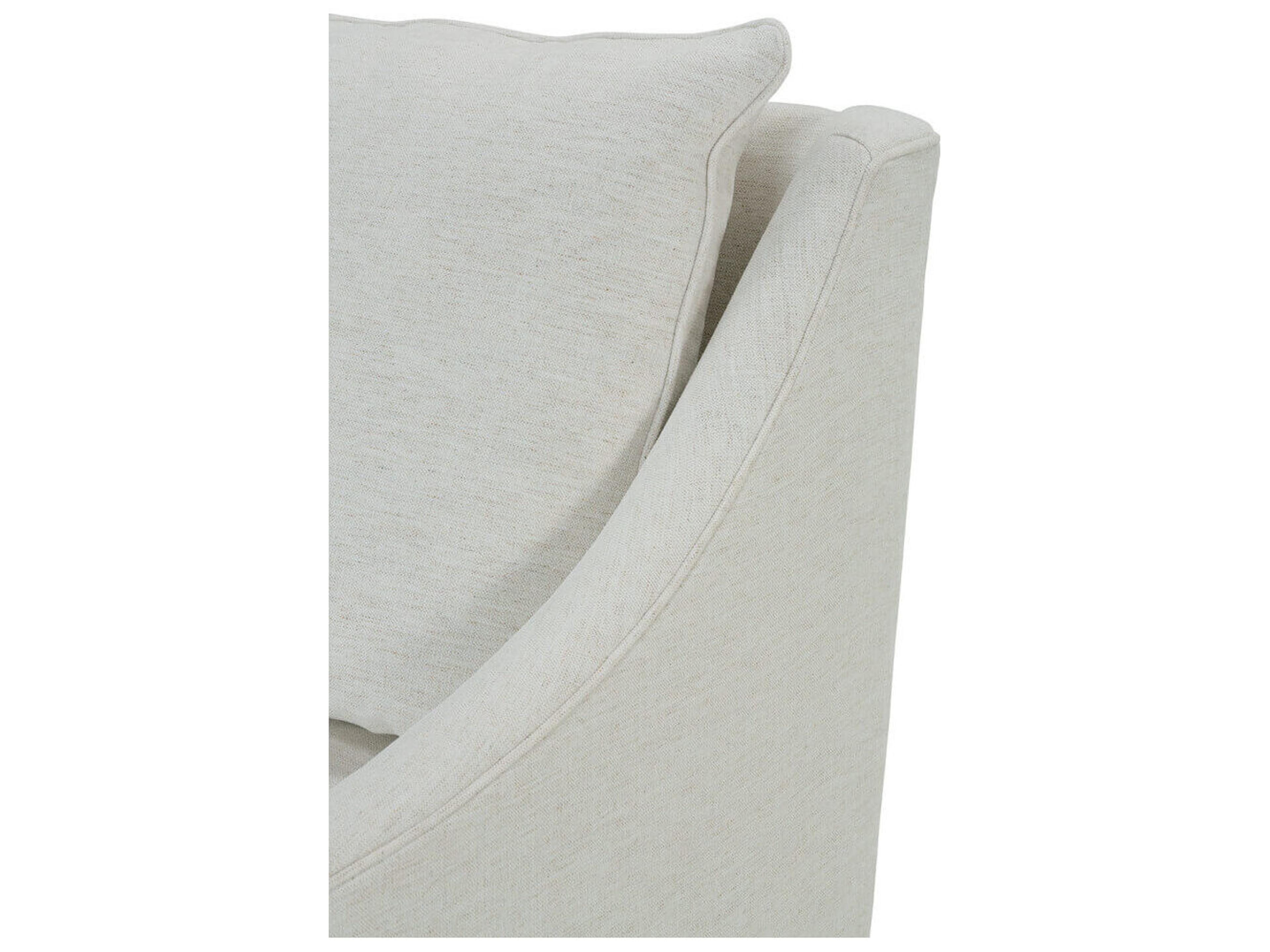 Rowe Kara Swivel Beige Fabric Accent Chair