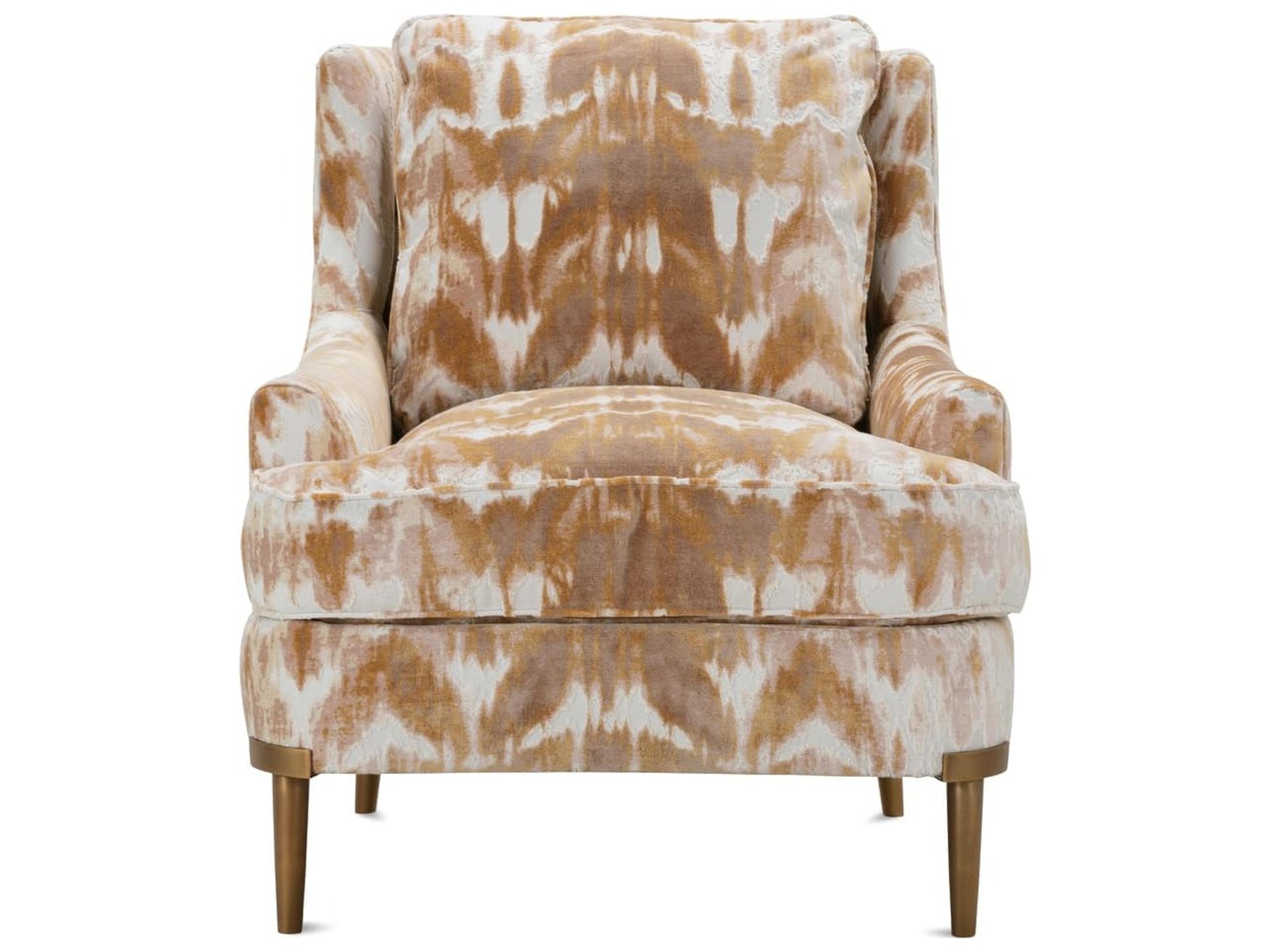 Rowe Lyra Brown Fabric Accent Chair