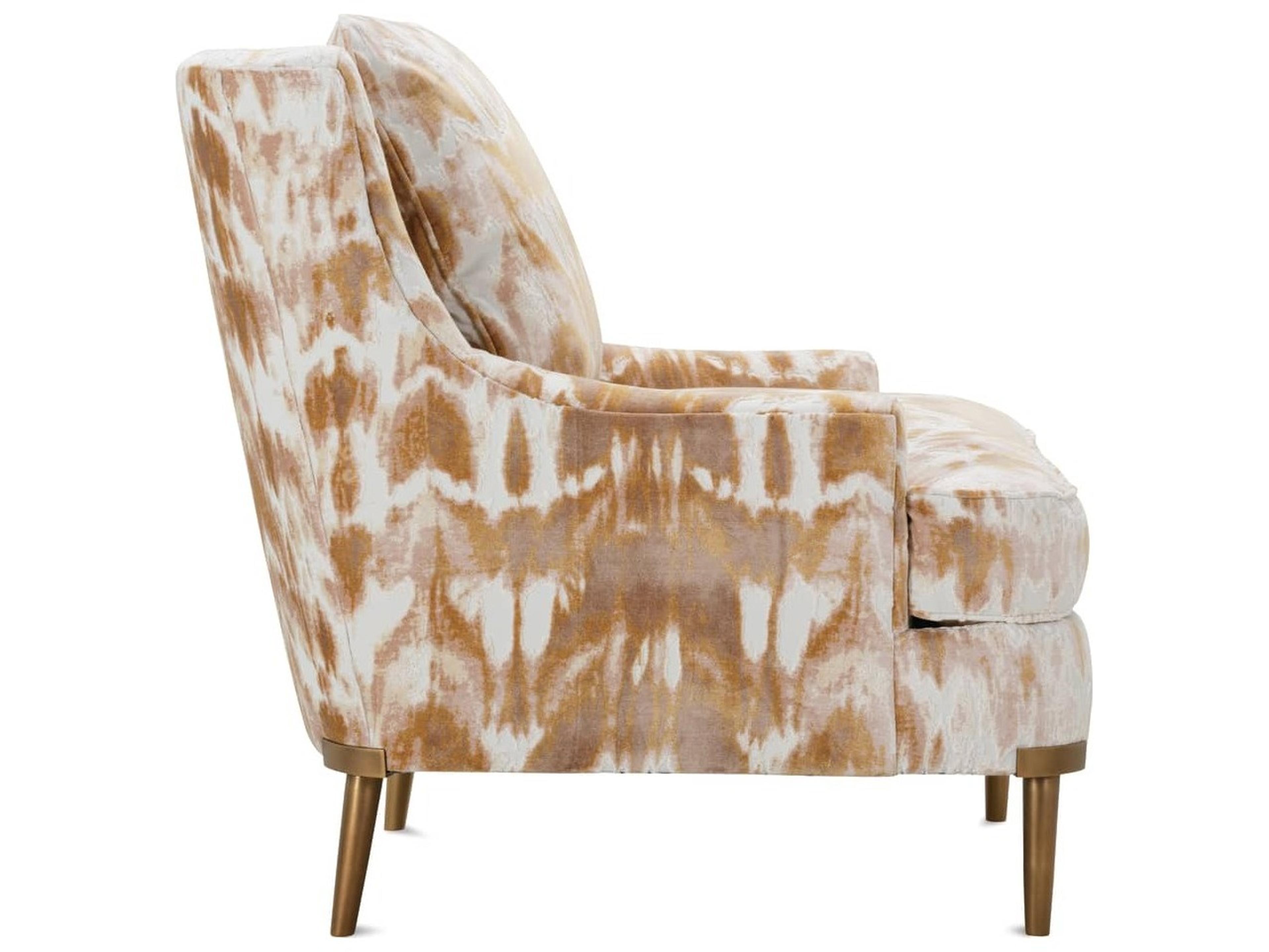 Rowe Lyra Brown Fabric Accent Chair