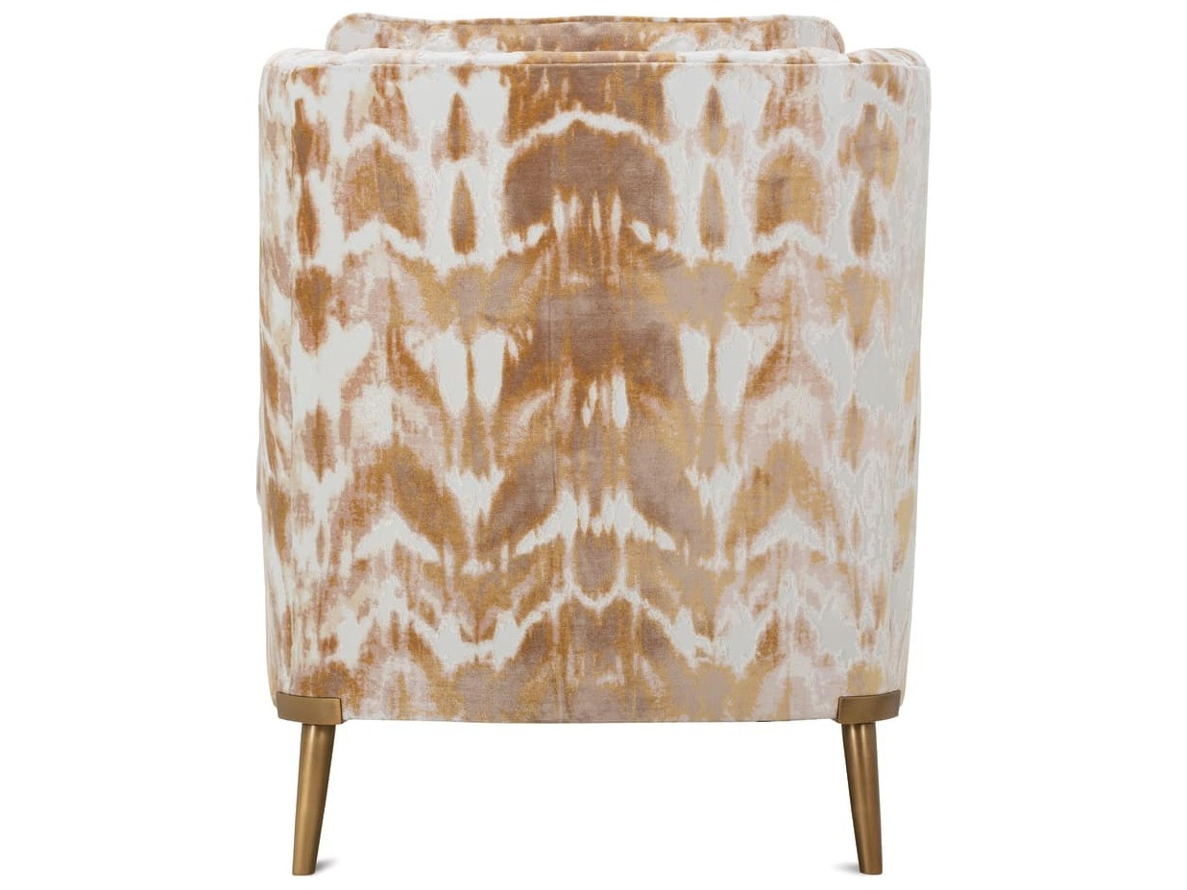 Rowe Lyra Brown Fabric Accent Chair