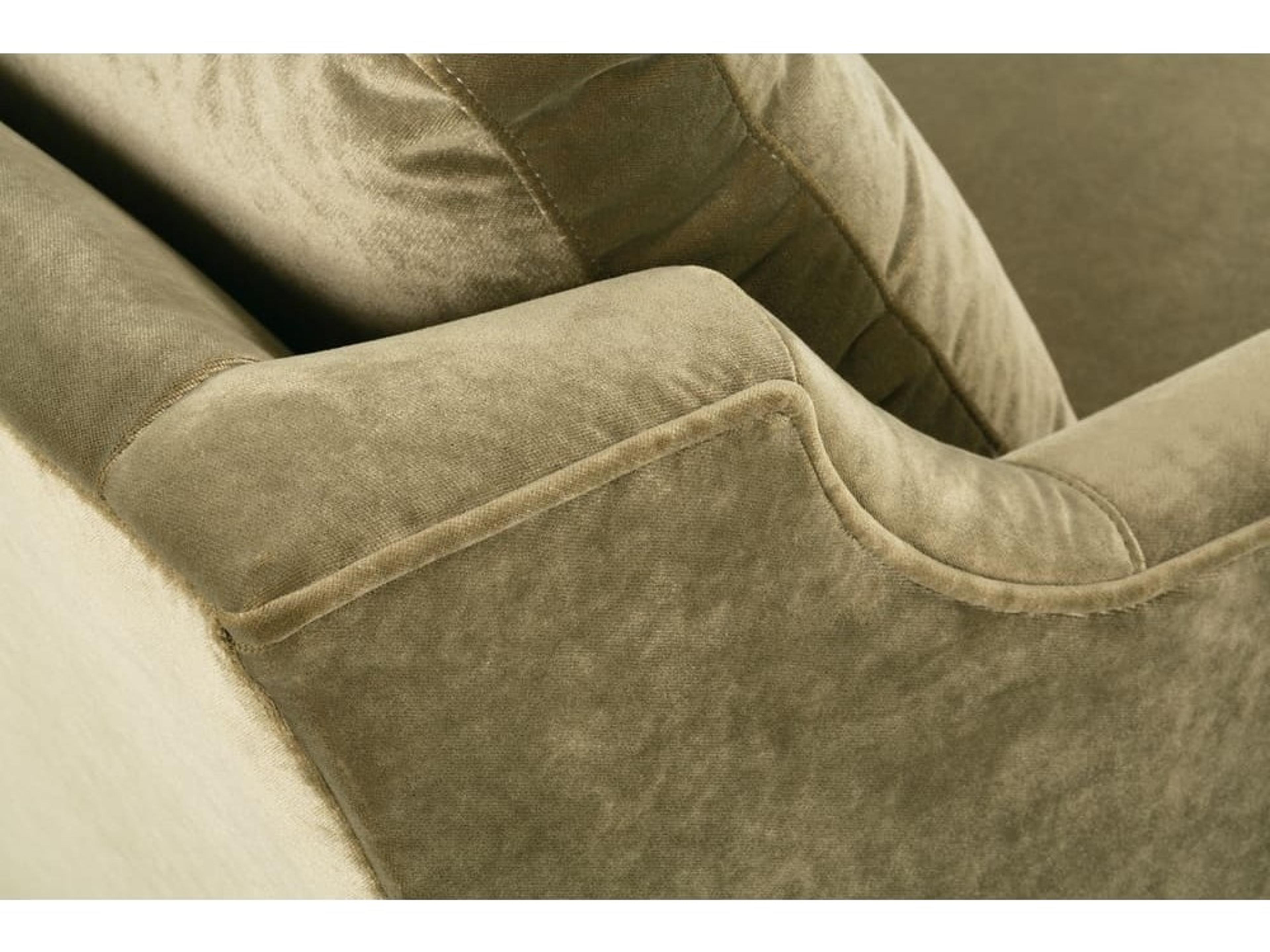 Rowe Madeline Rolling Green Fabric Accent Chair