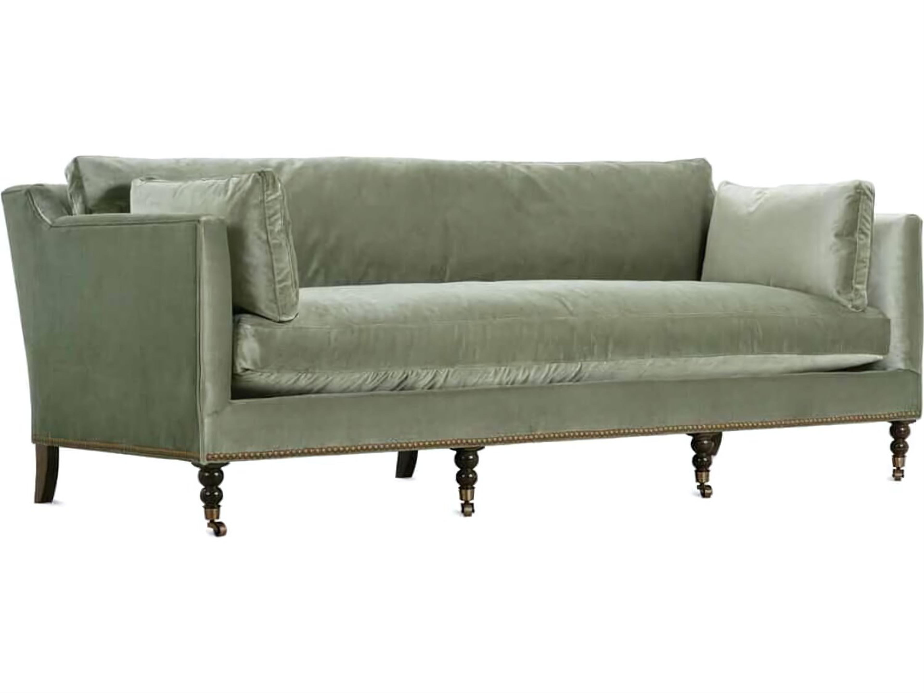 Madeline Green Upholstered Sofa