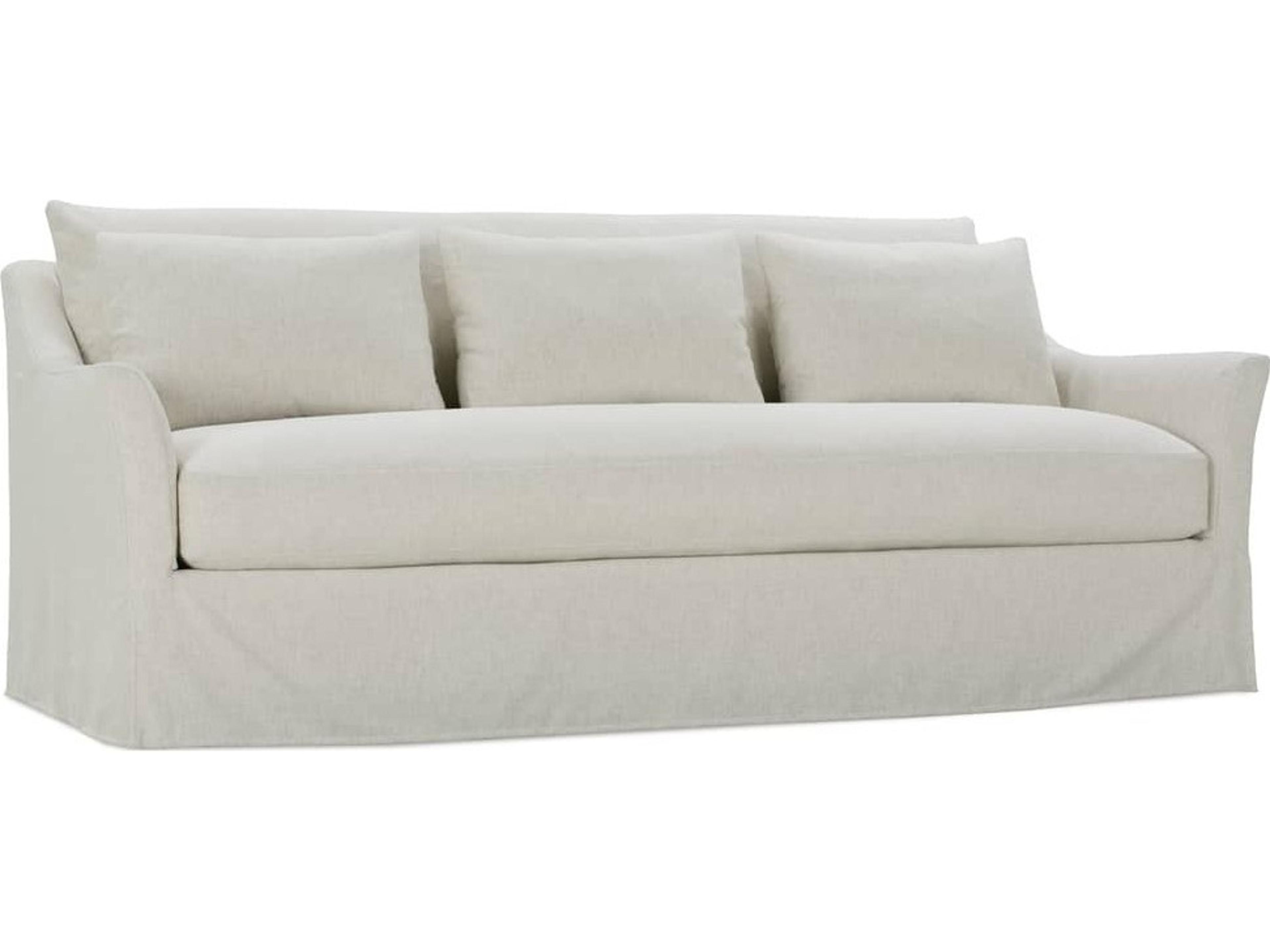 Moreau Cream Upholstered Slip Sofa