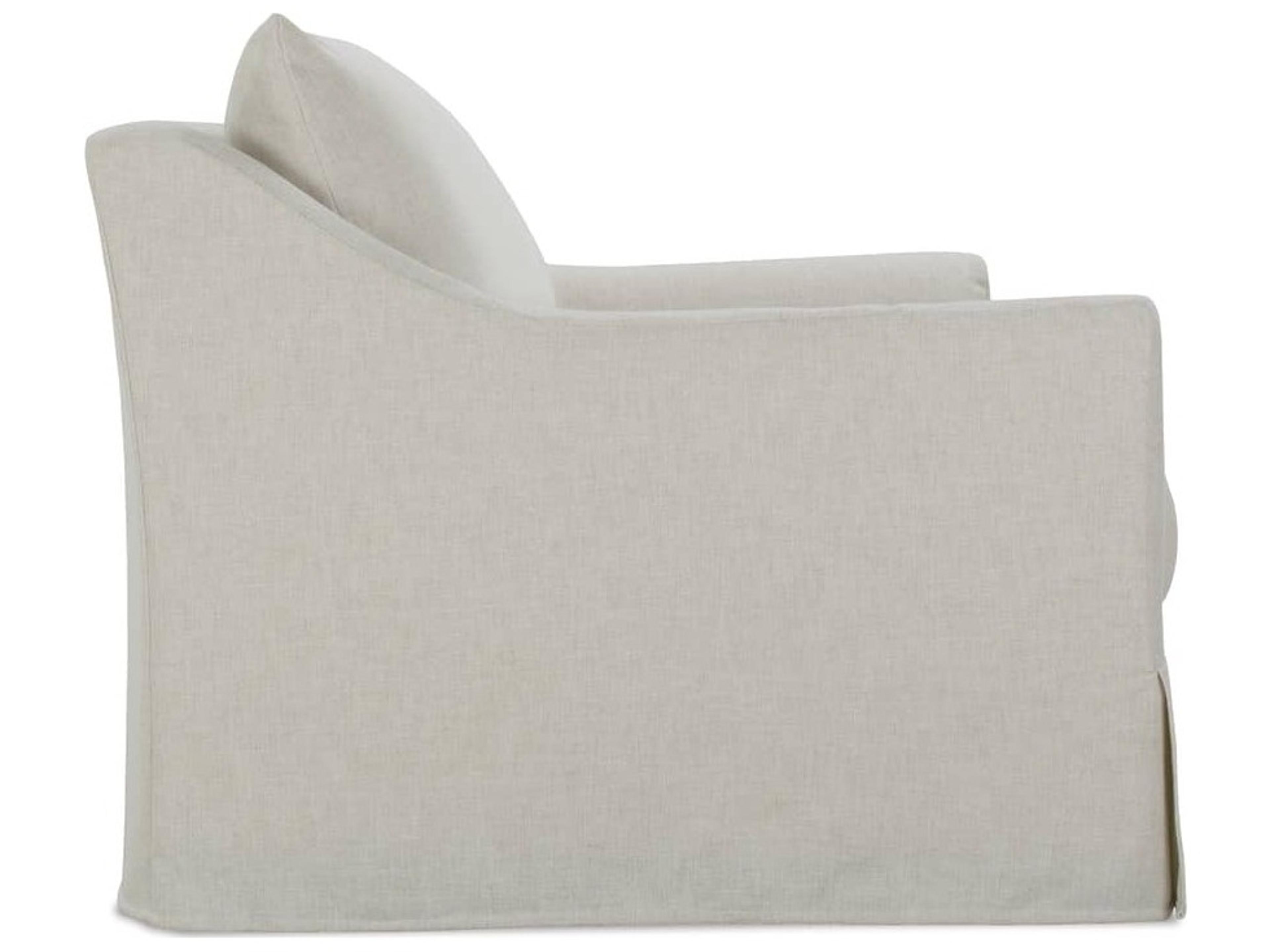 Rowe Moreau Cream Upholstered Slip Sofa