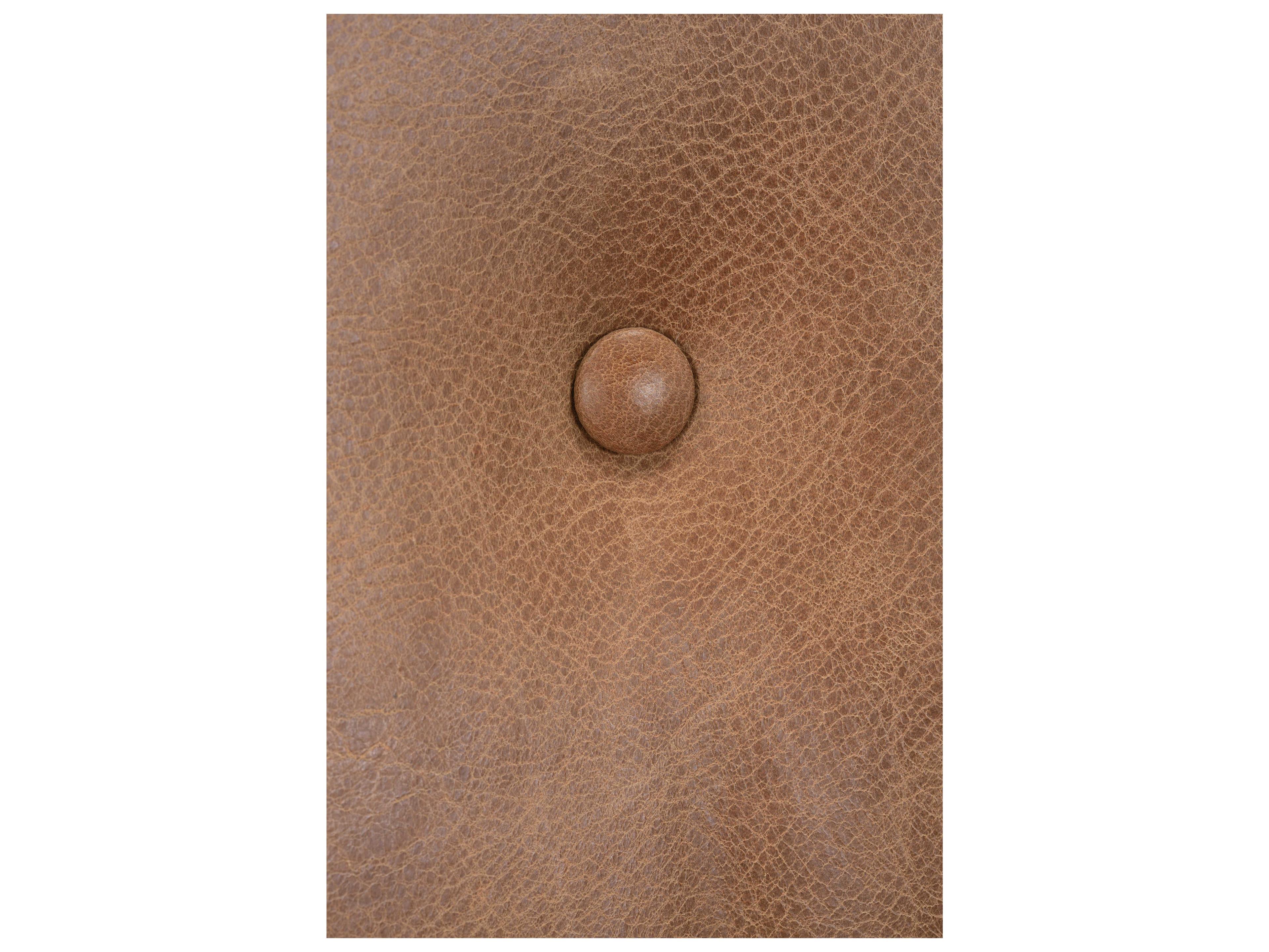 Rowe Thatcher Brown Leather Accent Chair