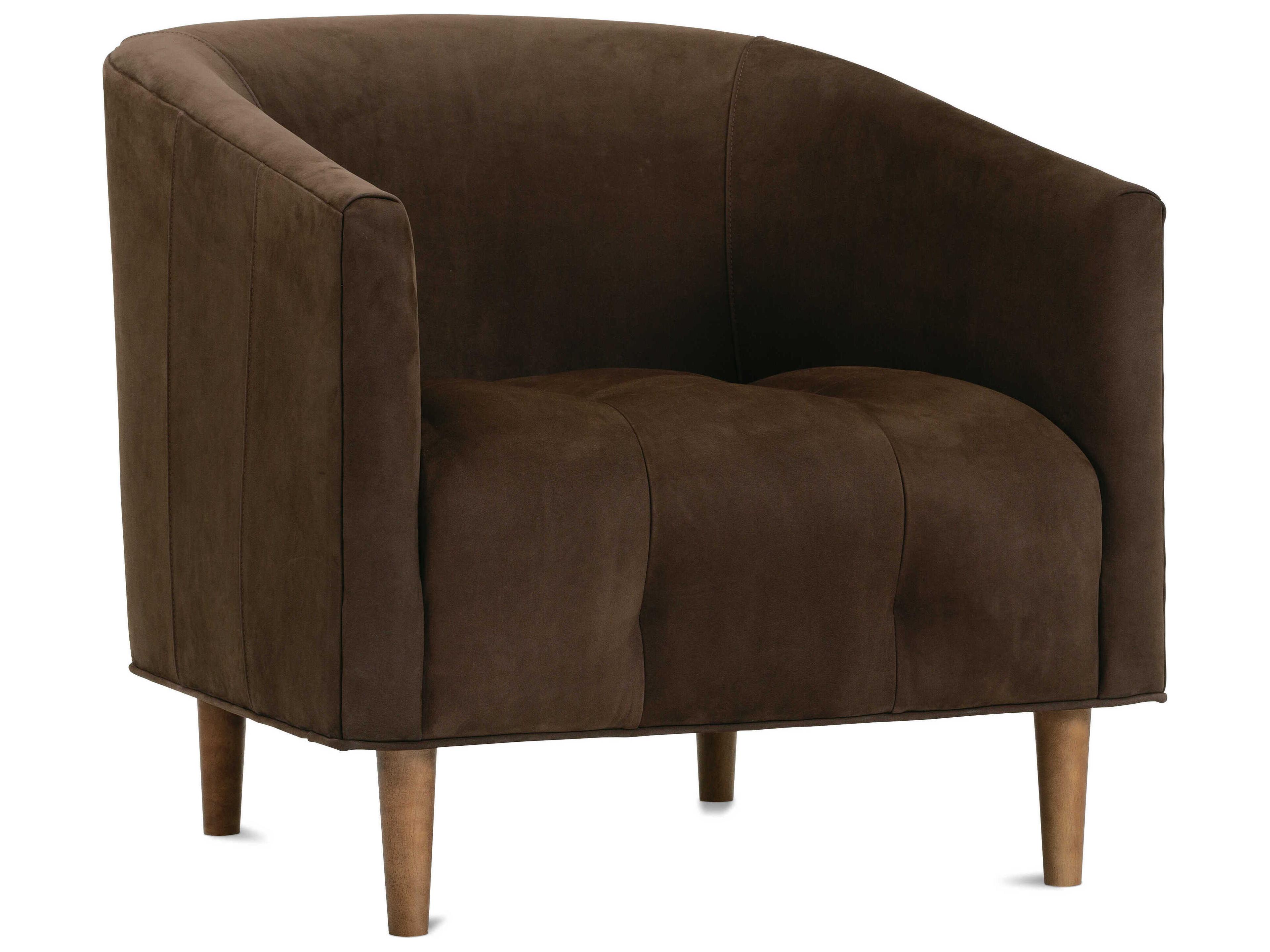 Pate Brown Fabric Accent Chair