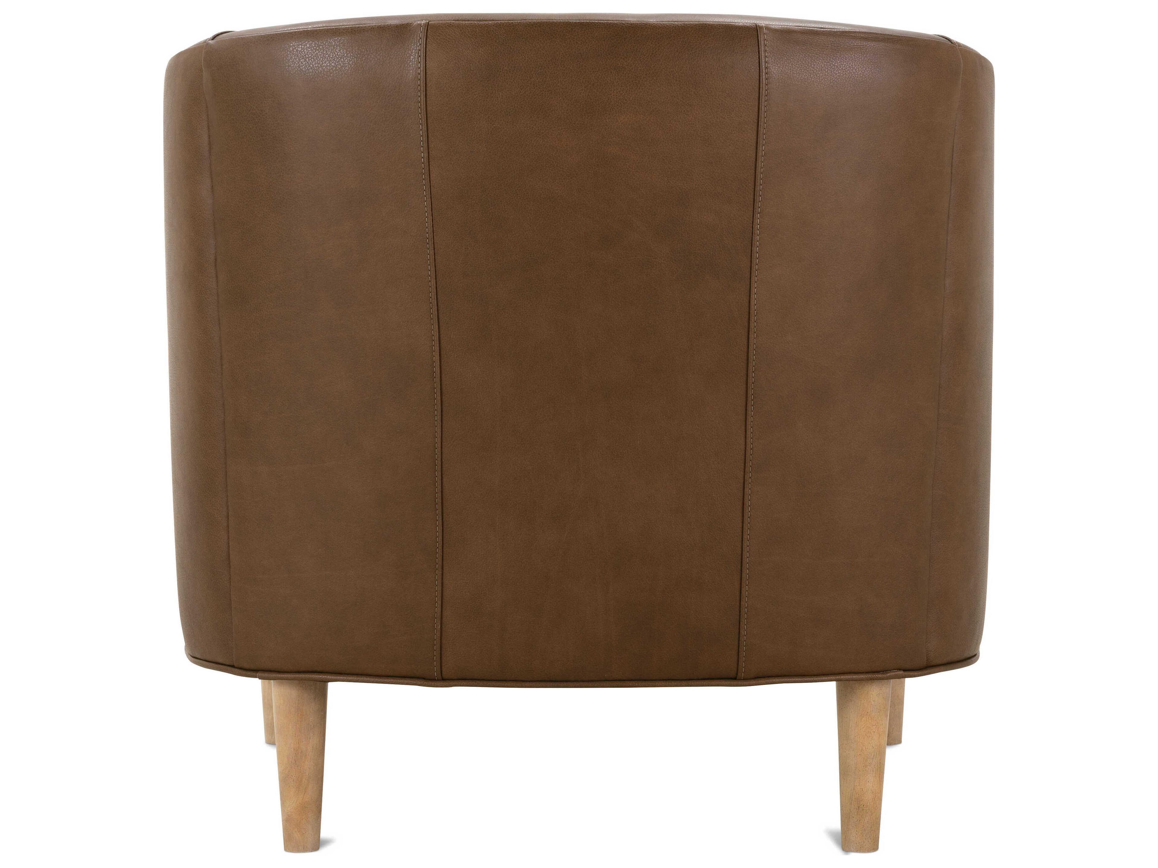 Rowe Pate Brown Leather Accent Chair