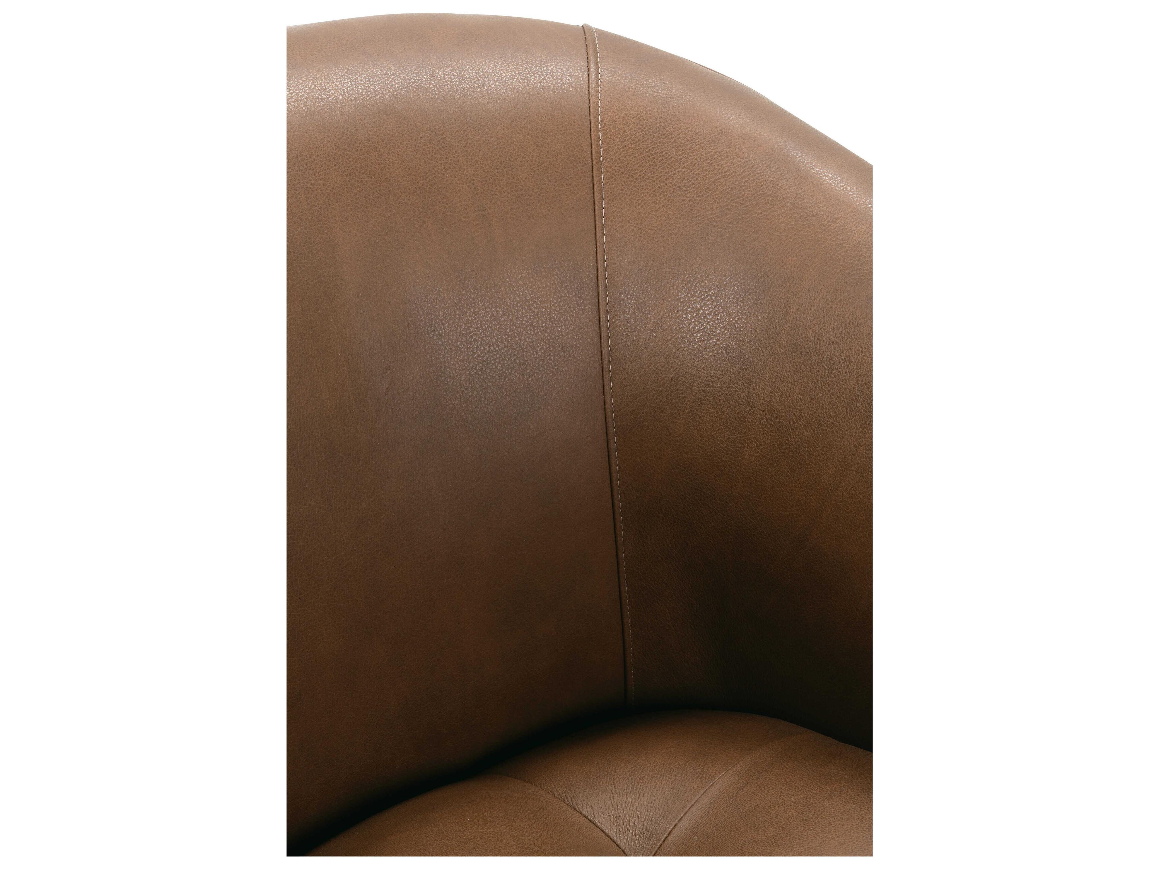 Rowe Pate Brown Leather Accent Chair