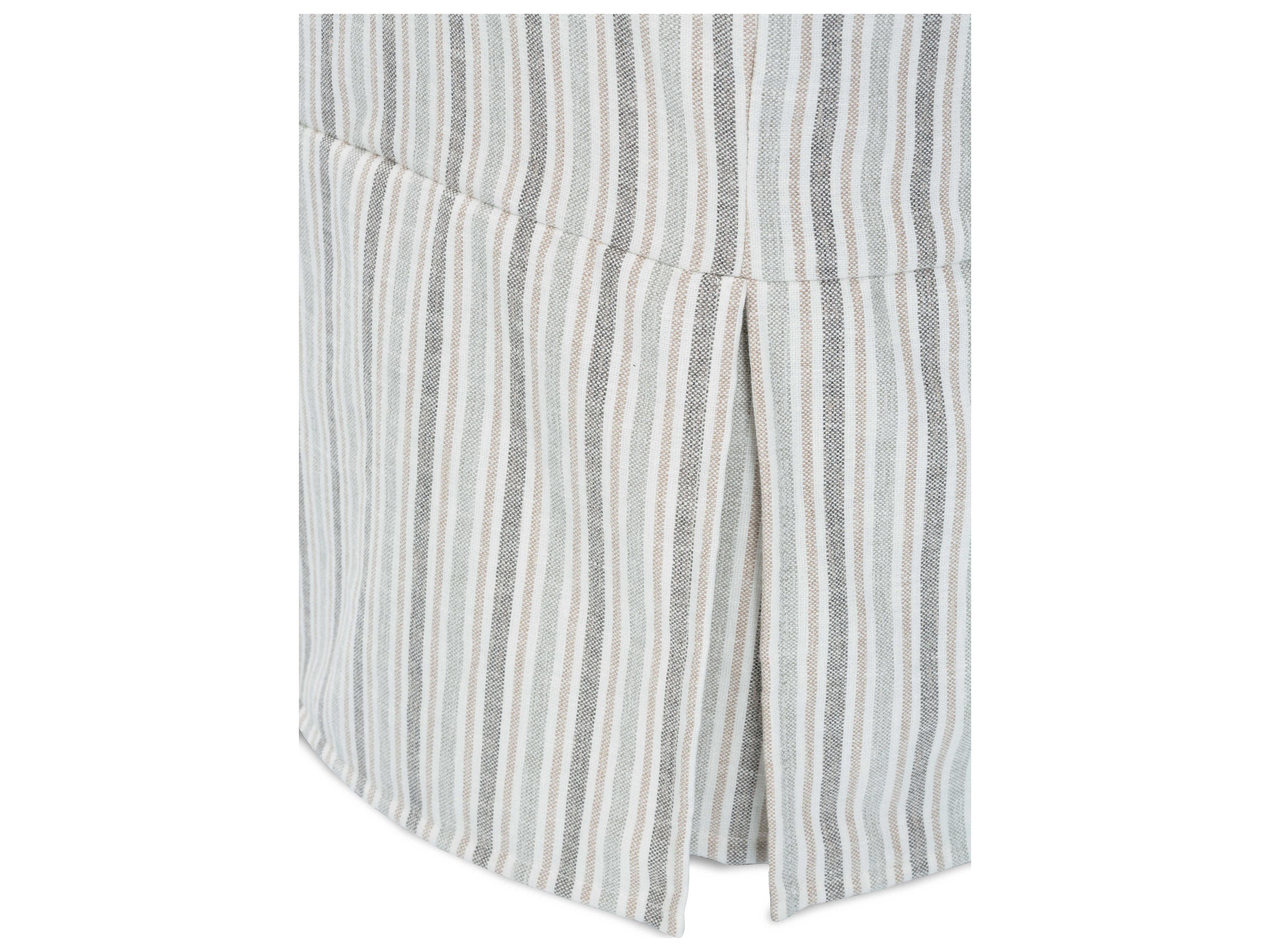 Rowe Sadie Swivel Glider Beige Fabric Accent Chair