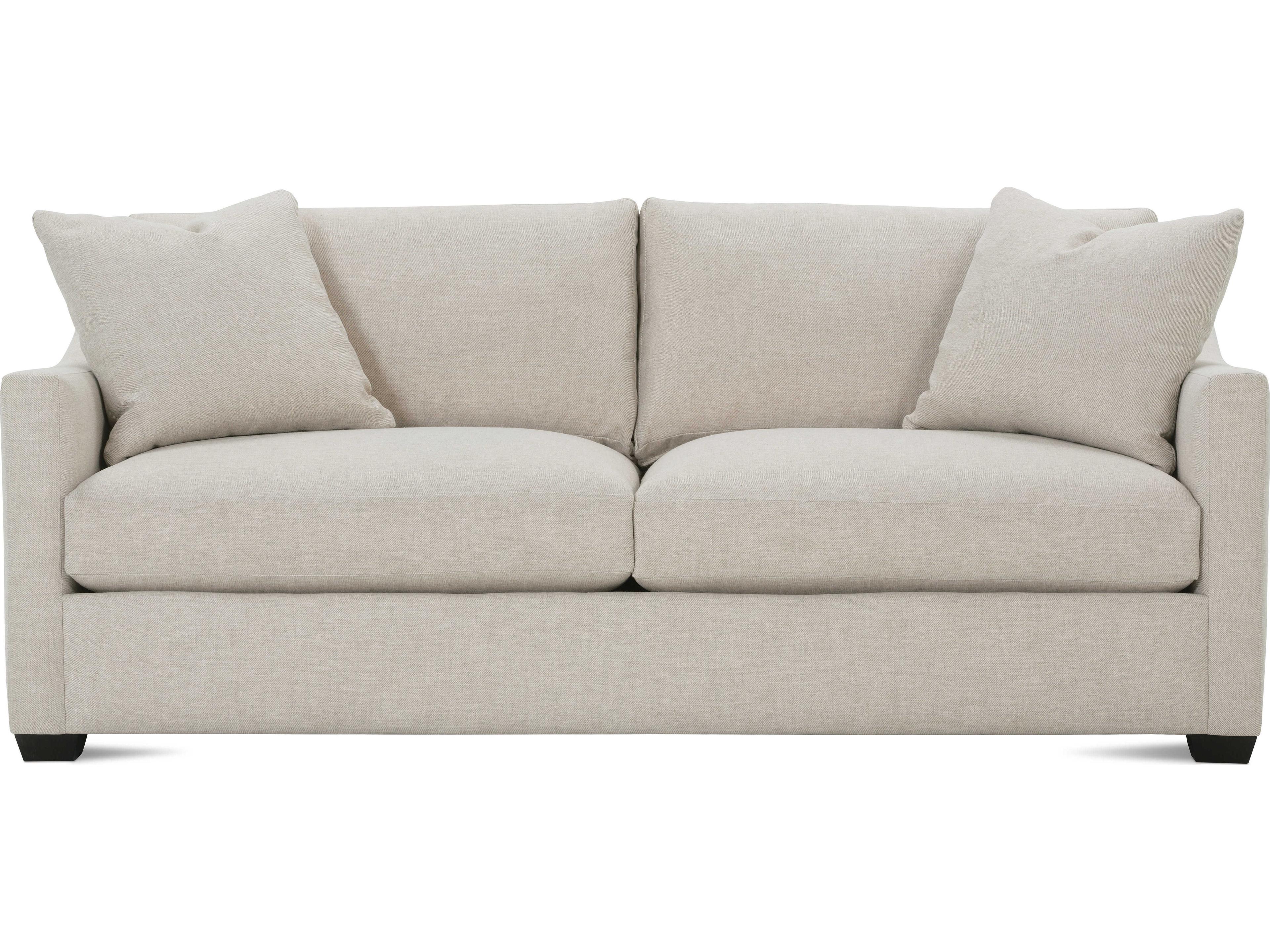 Bradford Antique Black Beige Upholstered Sofa