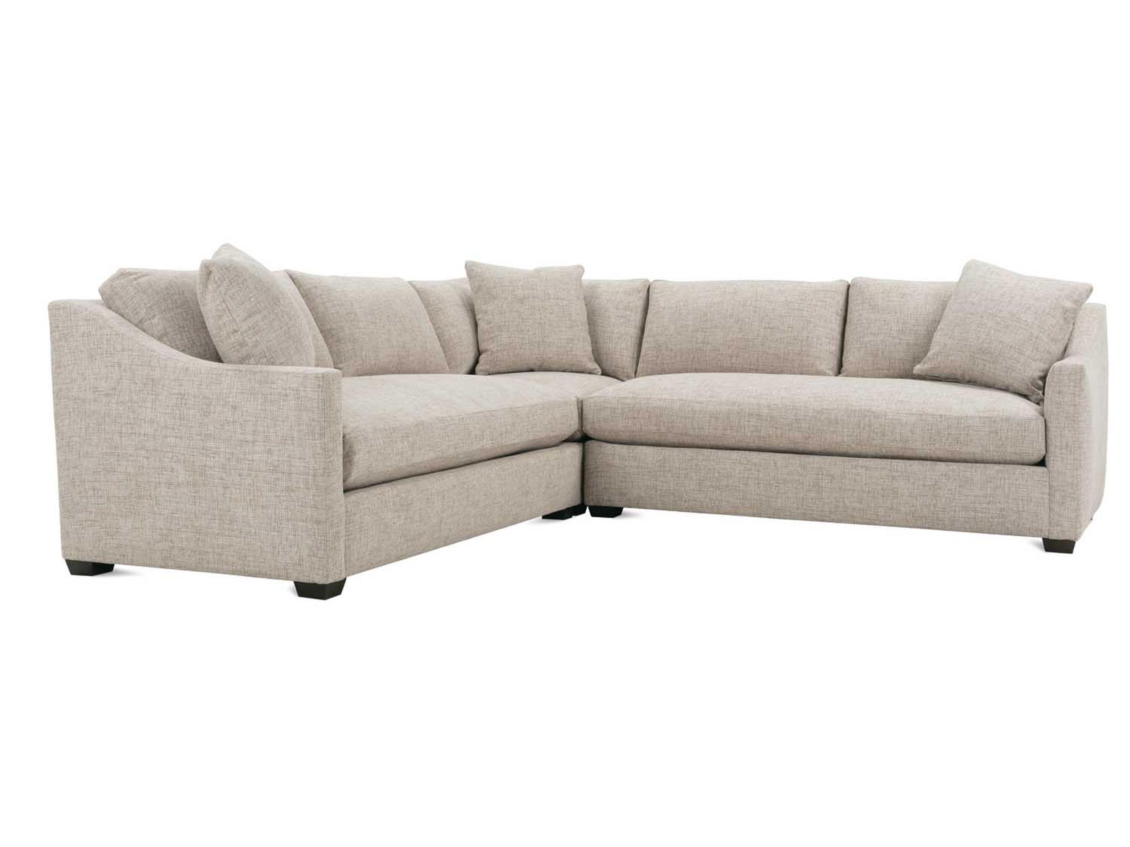 Rowe Bradford Cream Upholstered Sectional Sofa