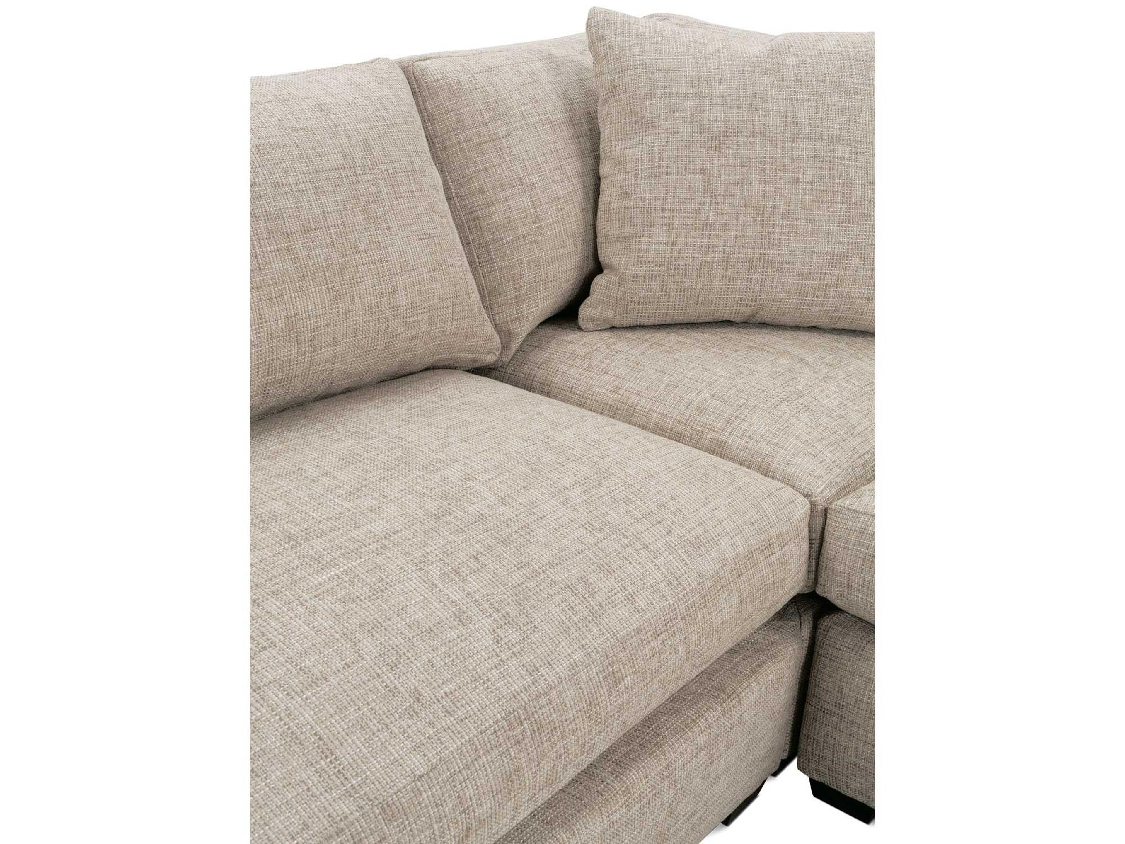 Rowe Bradford Cream Upholstered Sectional Sofa