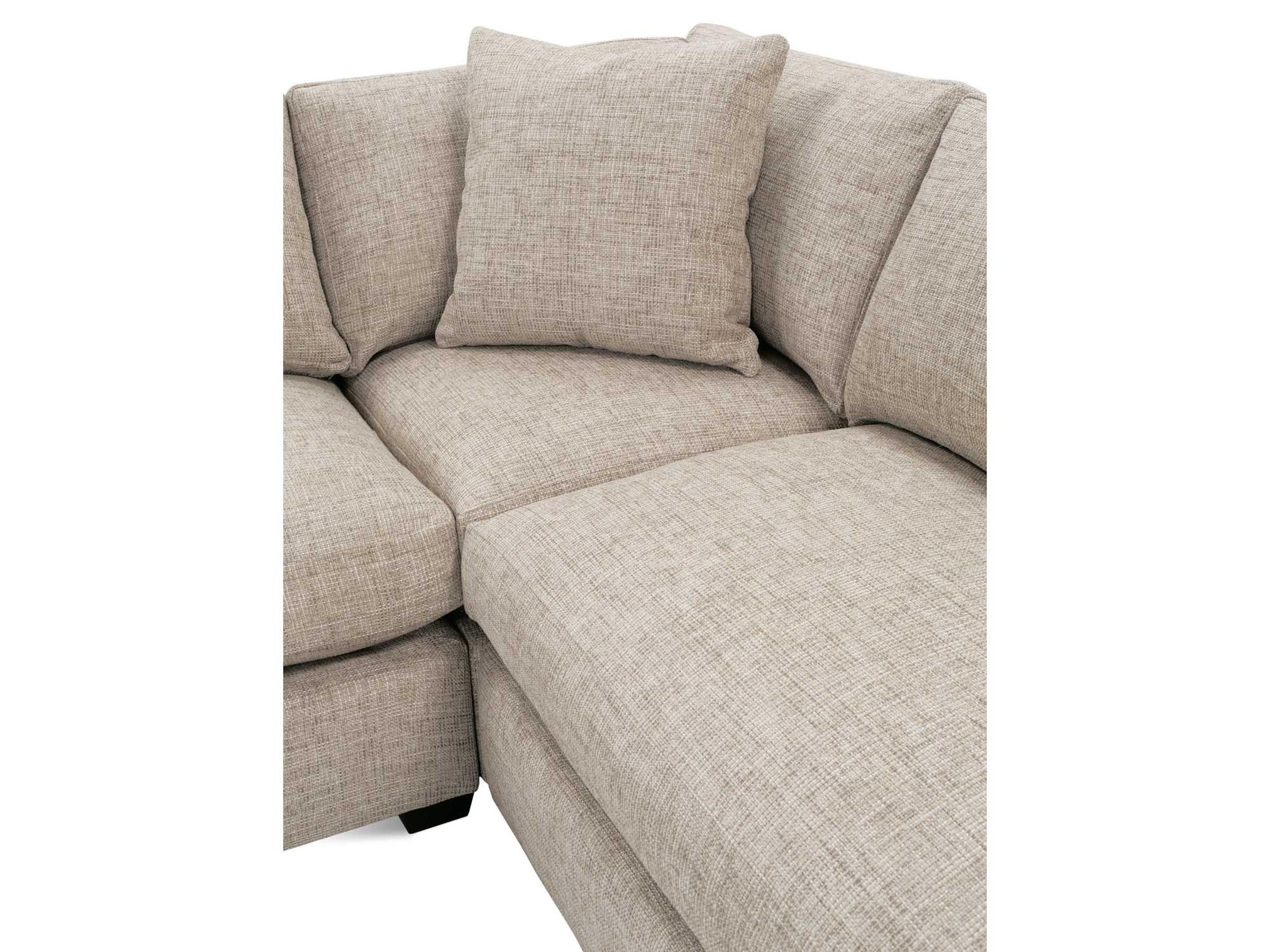 Rowe Bradford Cream Upholstered Sectional Sofa