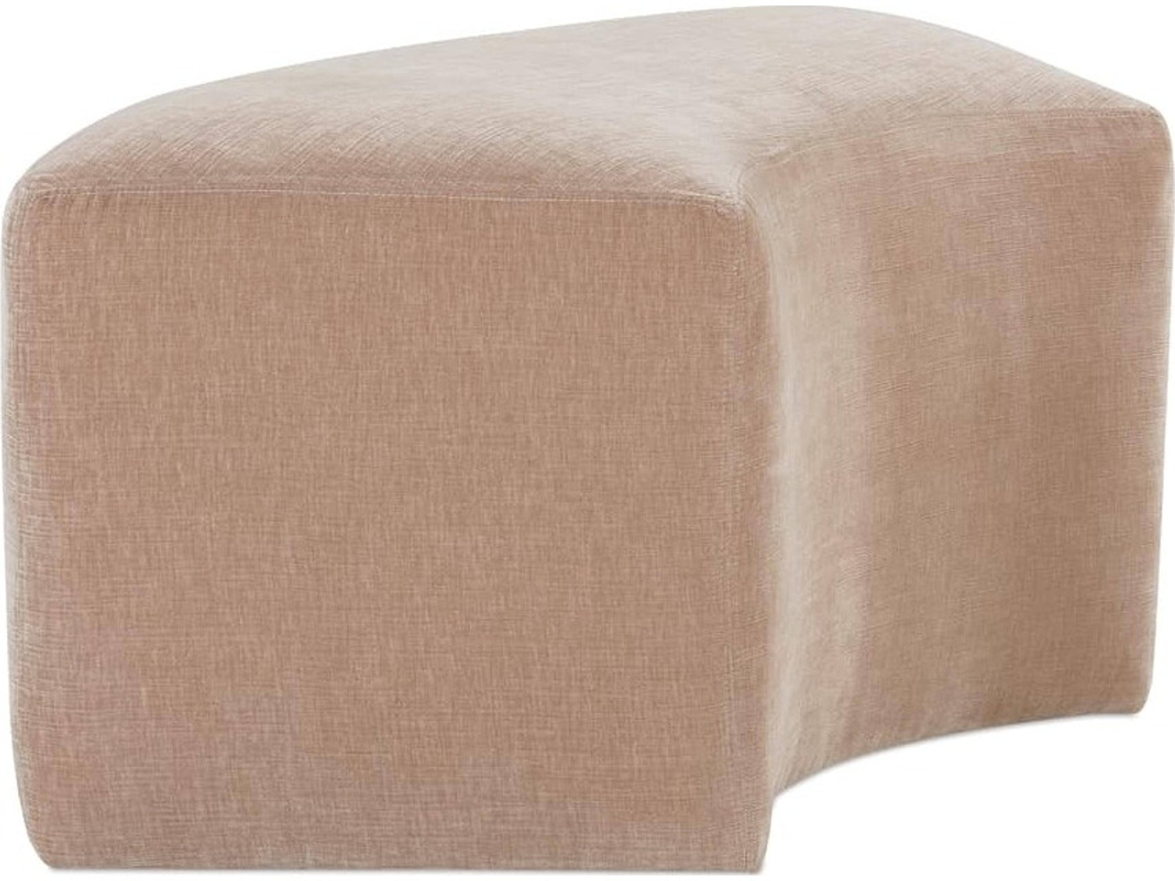 Neoma Pink Upholstered Ottoman
