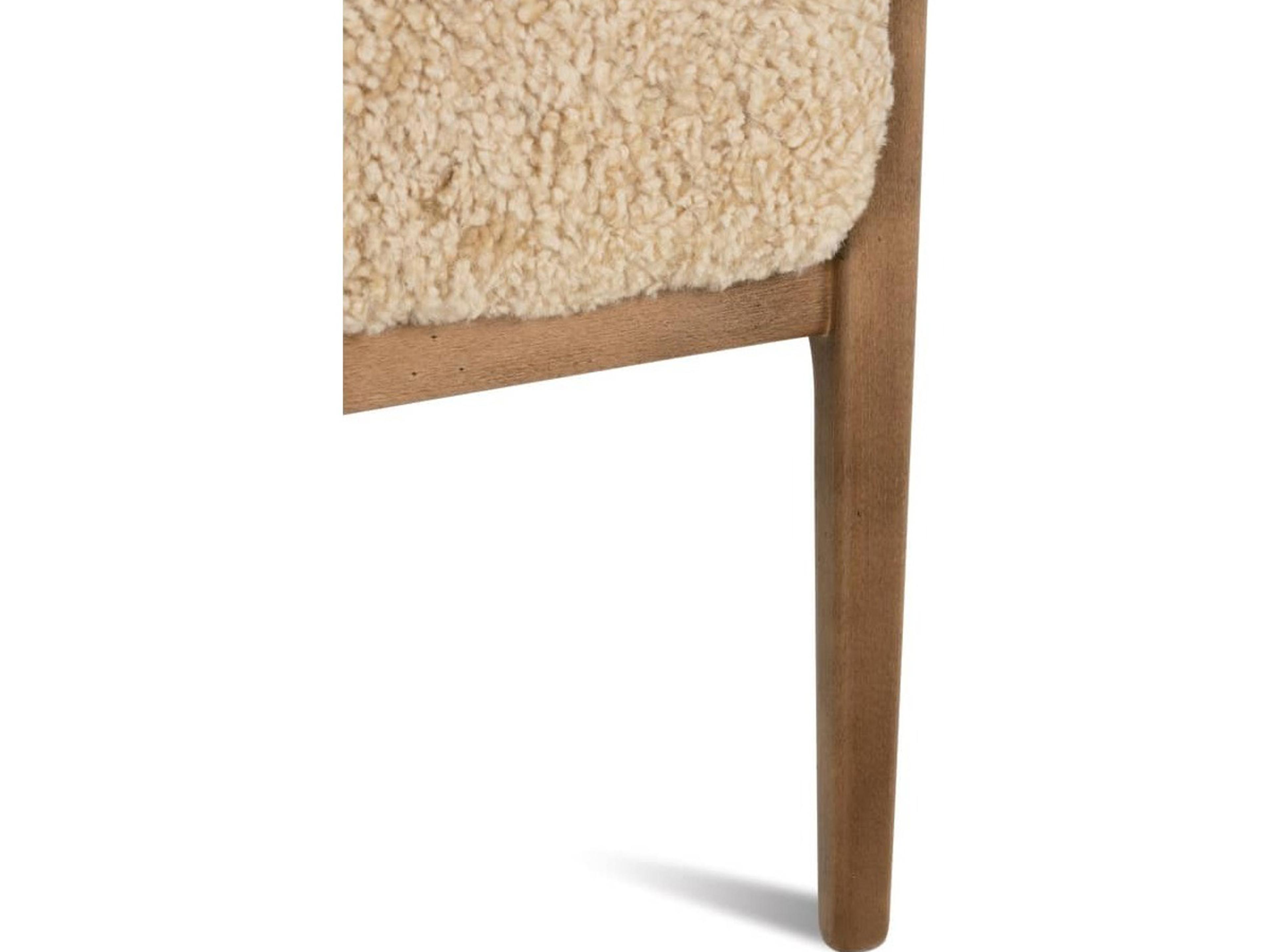 Rowe Phifer Brown Leather Hide on Hair Accent Chair