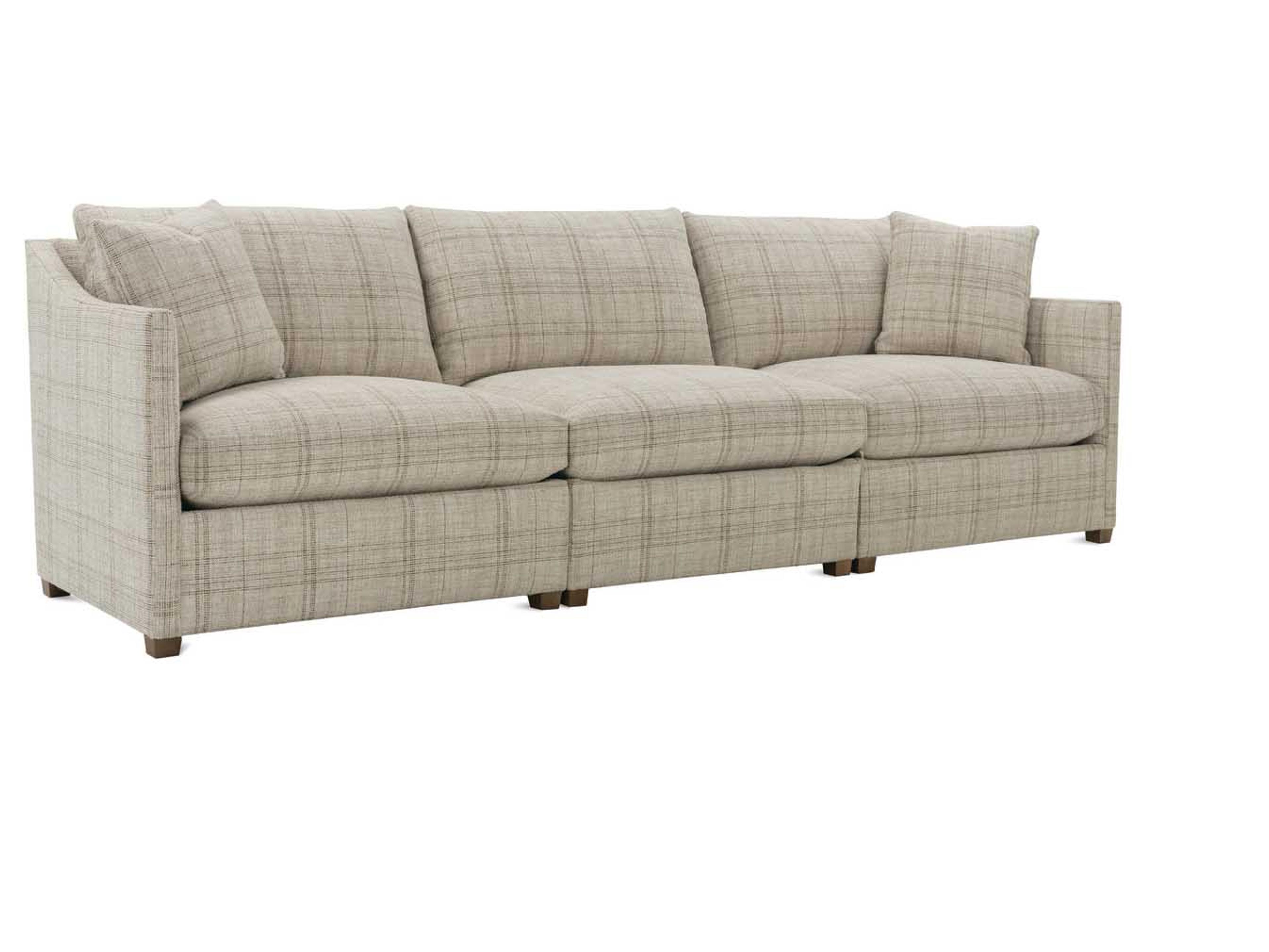 Serena Beige Upholstered Sectional Sofa