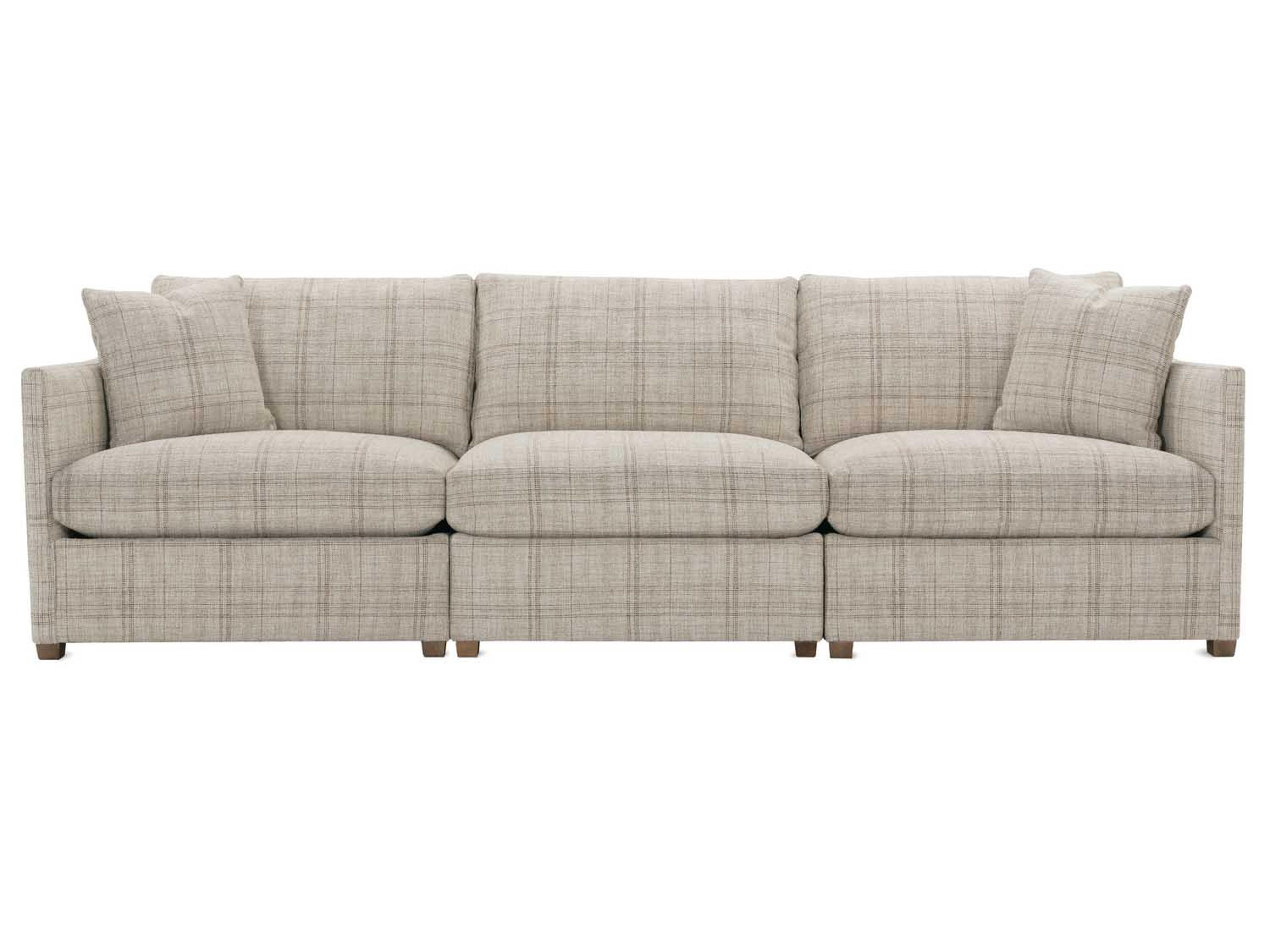 Rowe Serena Beige Upholstered Sectional Sofa