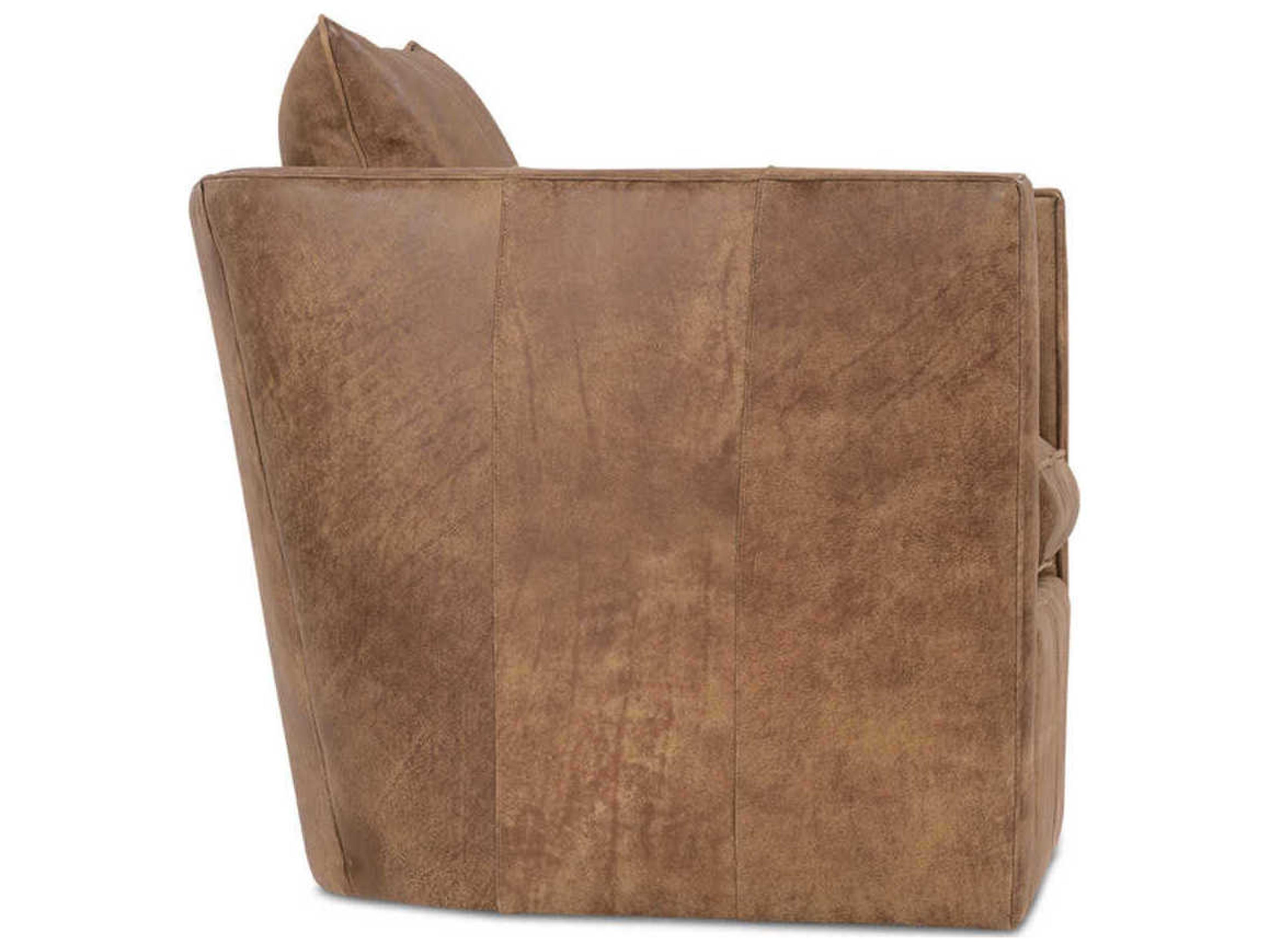 Rowe Rothko Swivel Leather Accent Swivel Chair