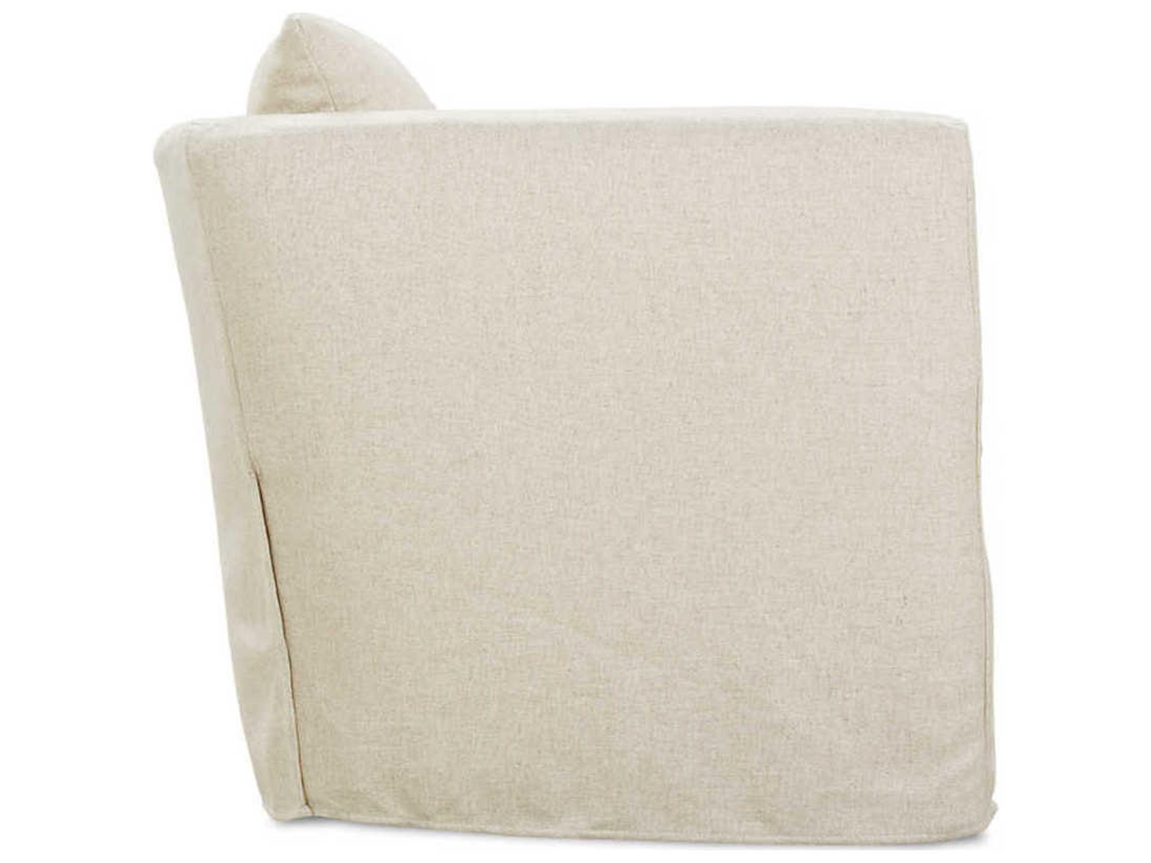 Rowe Rothko Swivel Beige Fabric Accent Swivel Chair