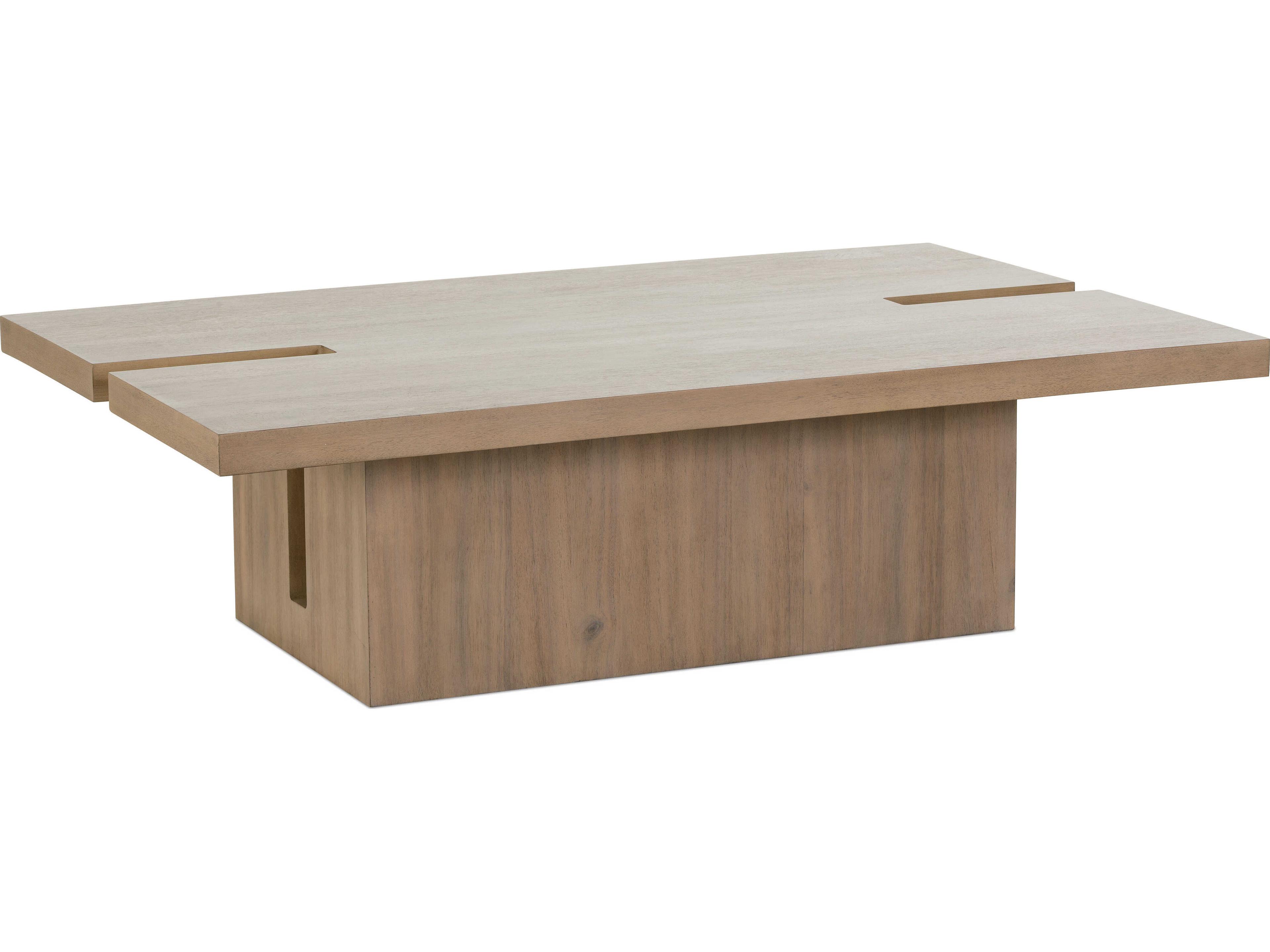 Theory Rectangular Wood Fawn Cocktail Table