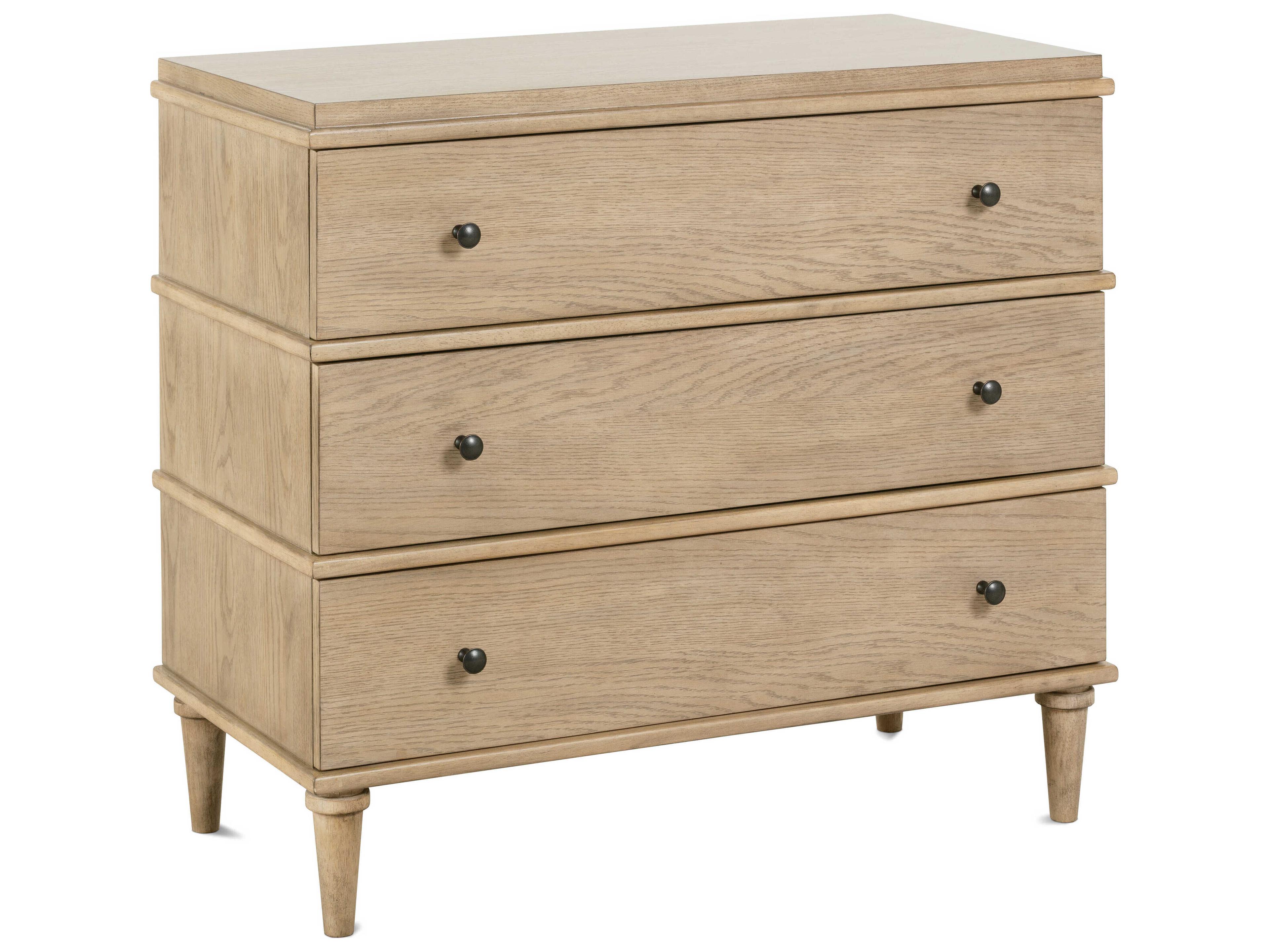Provence Sand Brown Oak Wood Accent Chest