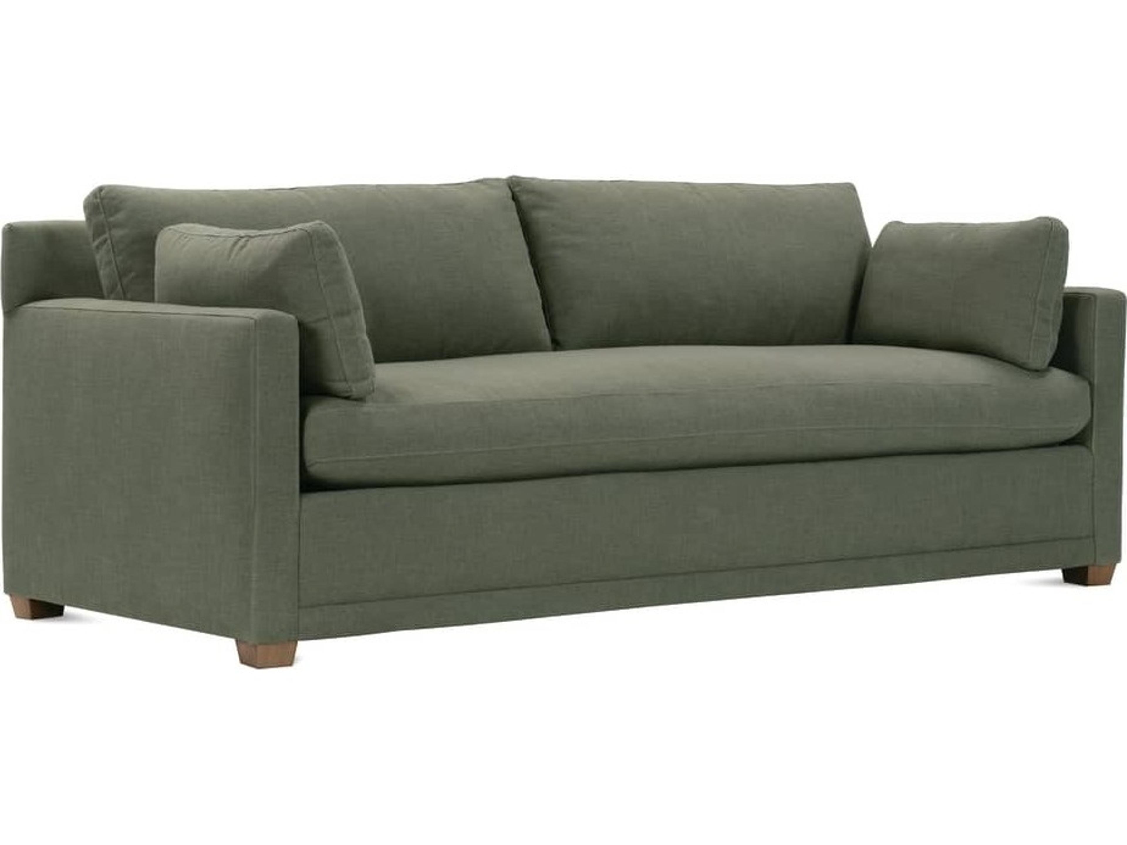 Slyvie Green Upholstered Sofa