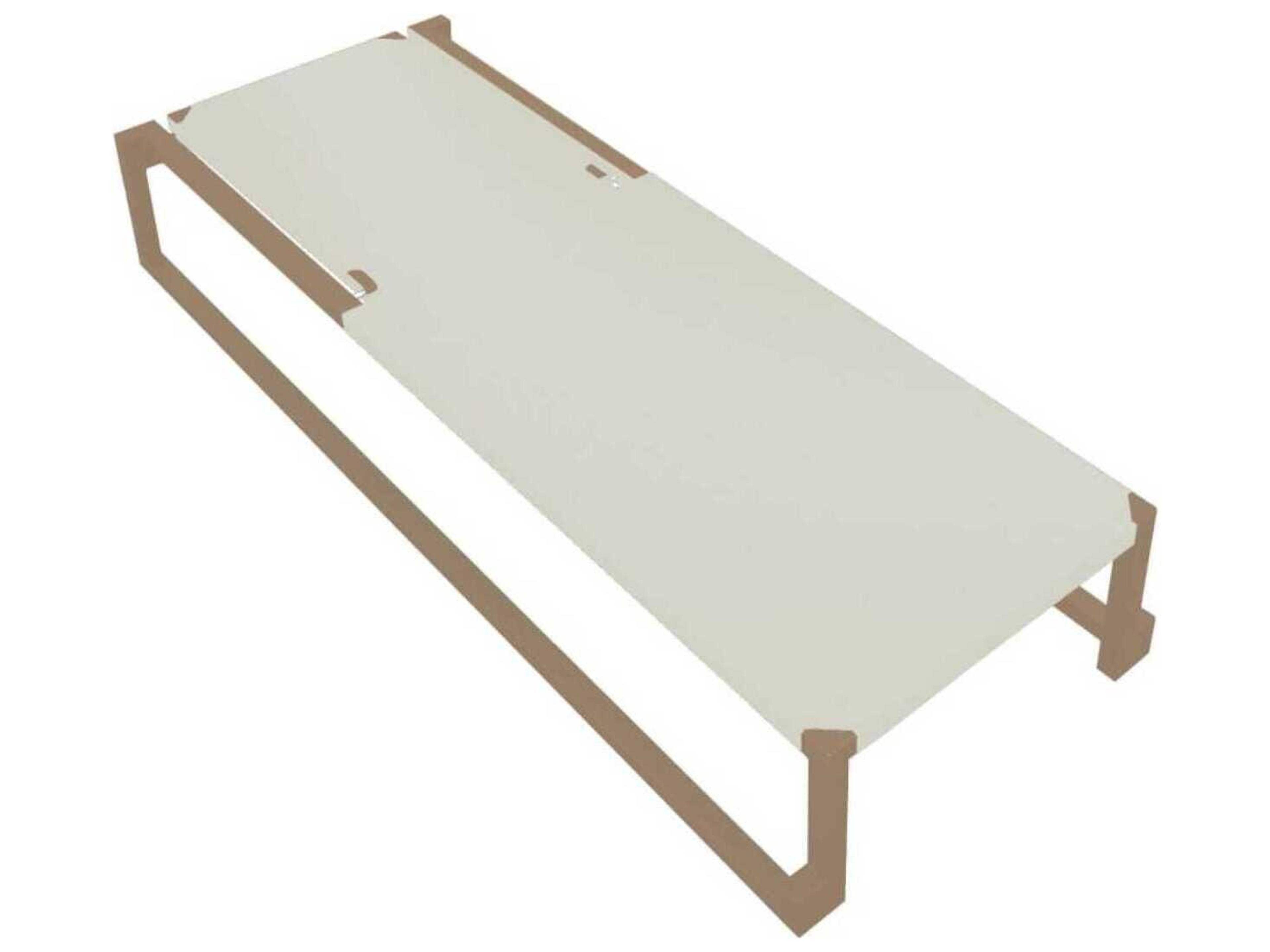 Milano Sunlounger Sand Structure White Textilene Price Includes 2