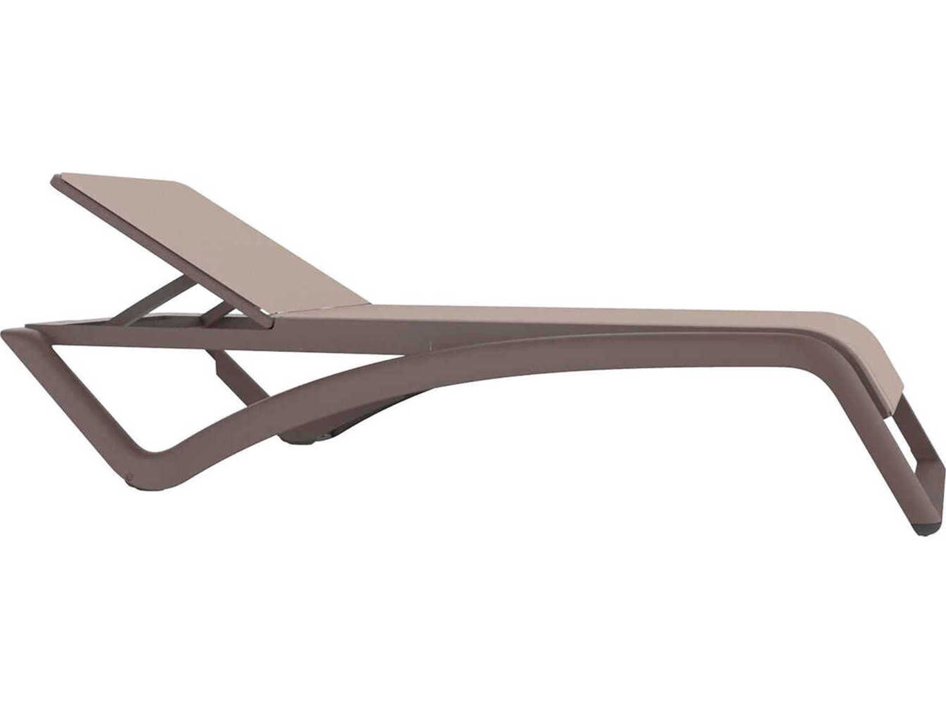 Sky Club Sunlounger Chocolate Structure Beige Textilene Price Includes 2