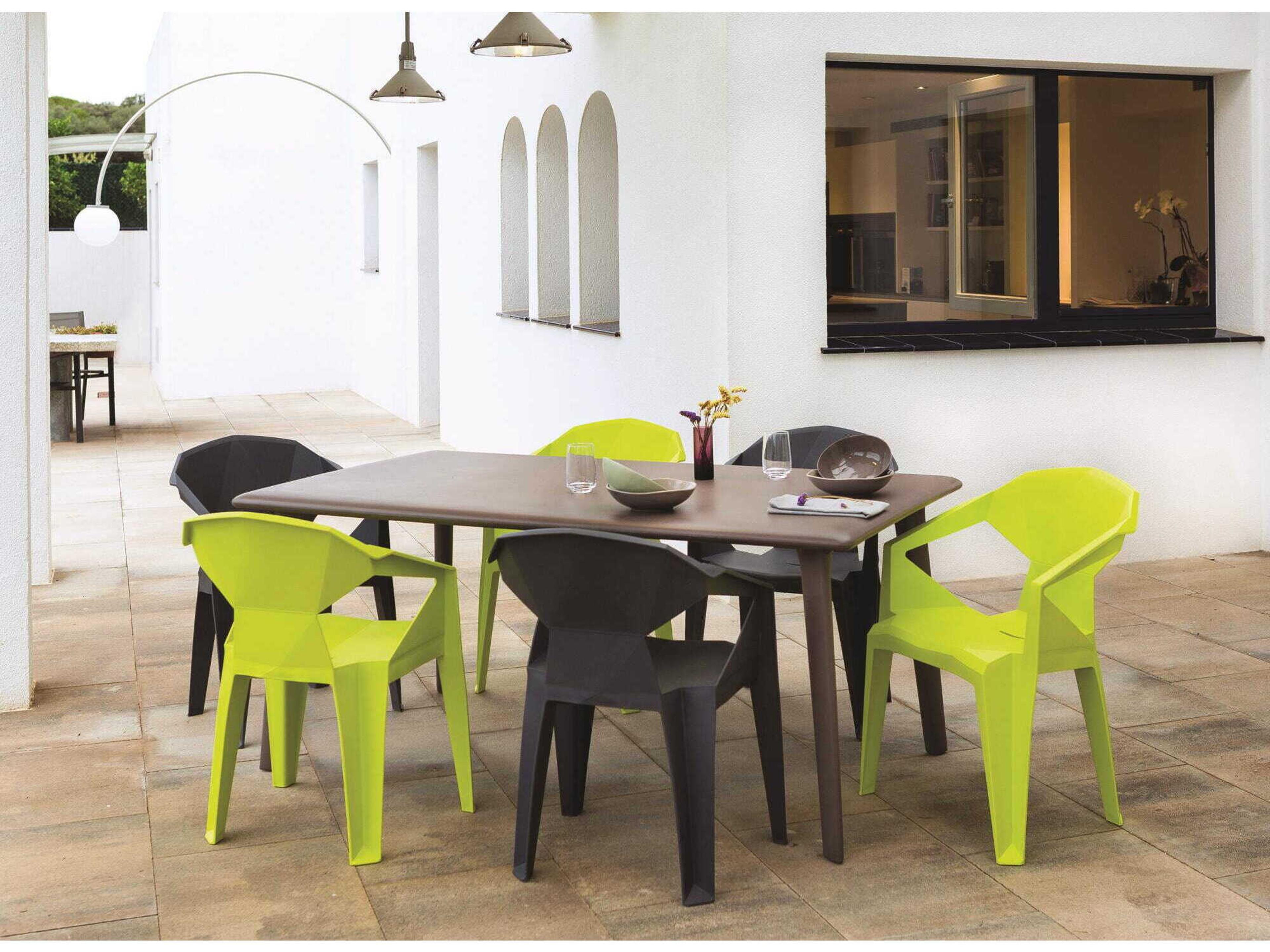 Resol New Dessa Rectangular Dining Table Sand