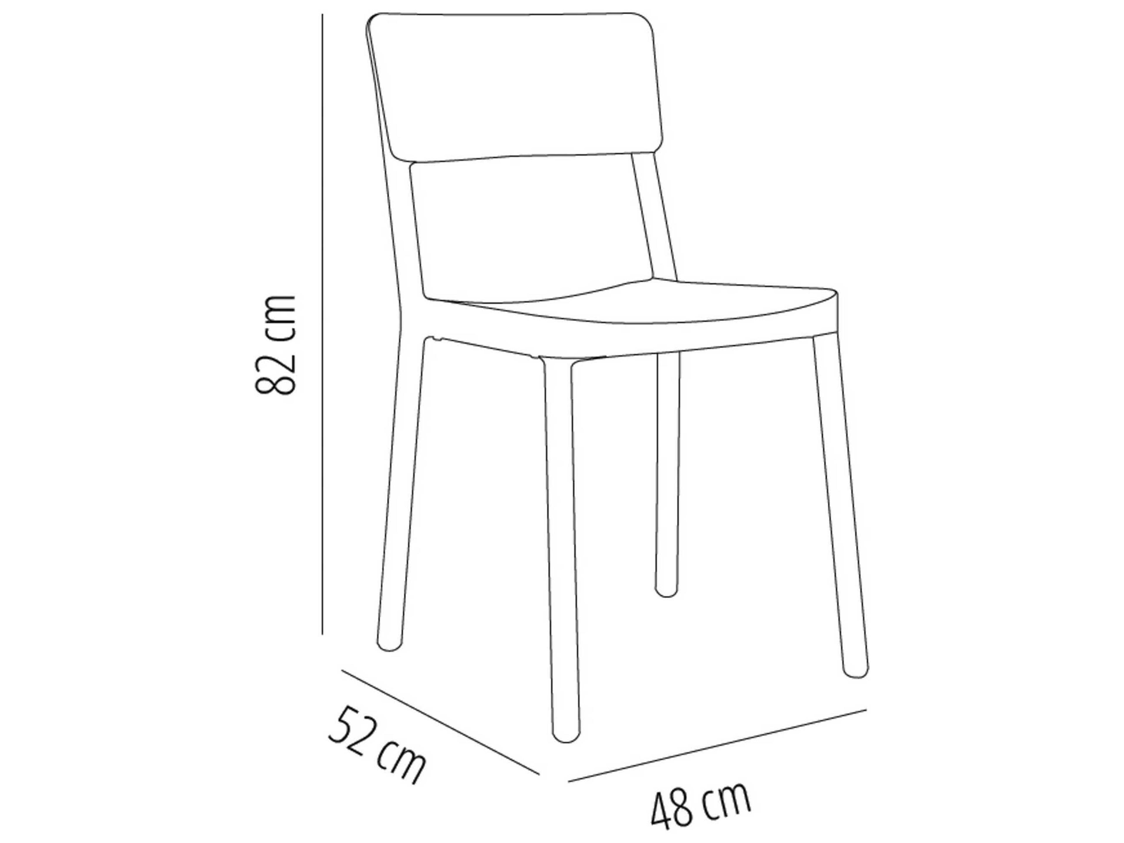 Resol Click-Clack 4 Piece Conversation Set White