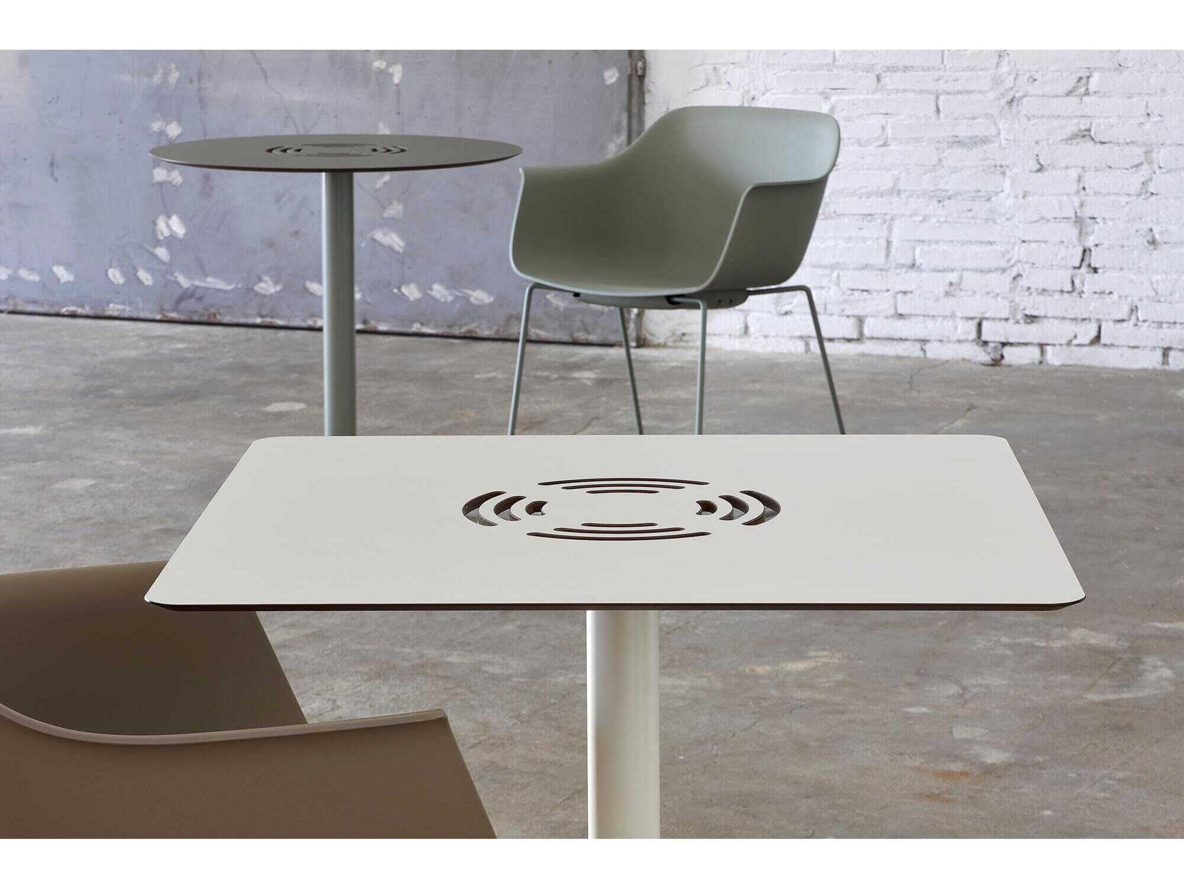 Resol Toledo Aire Square Dining Table Greenish Grey