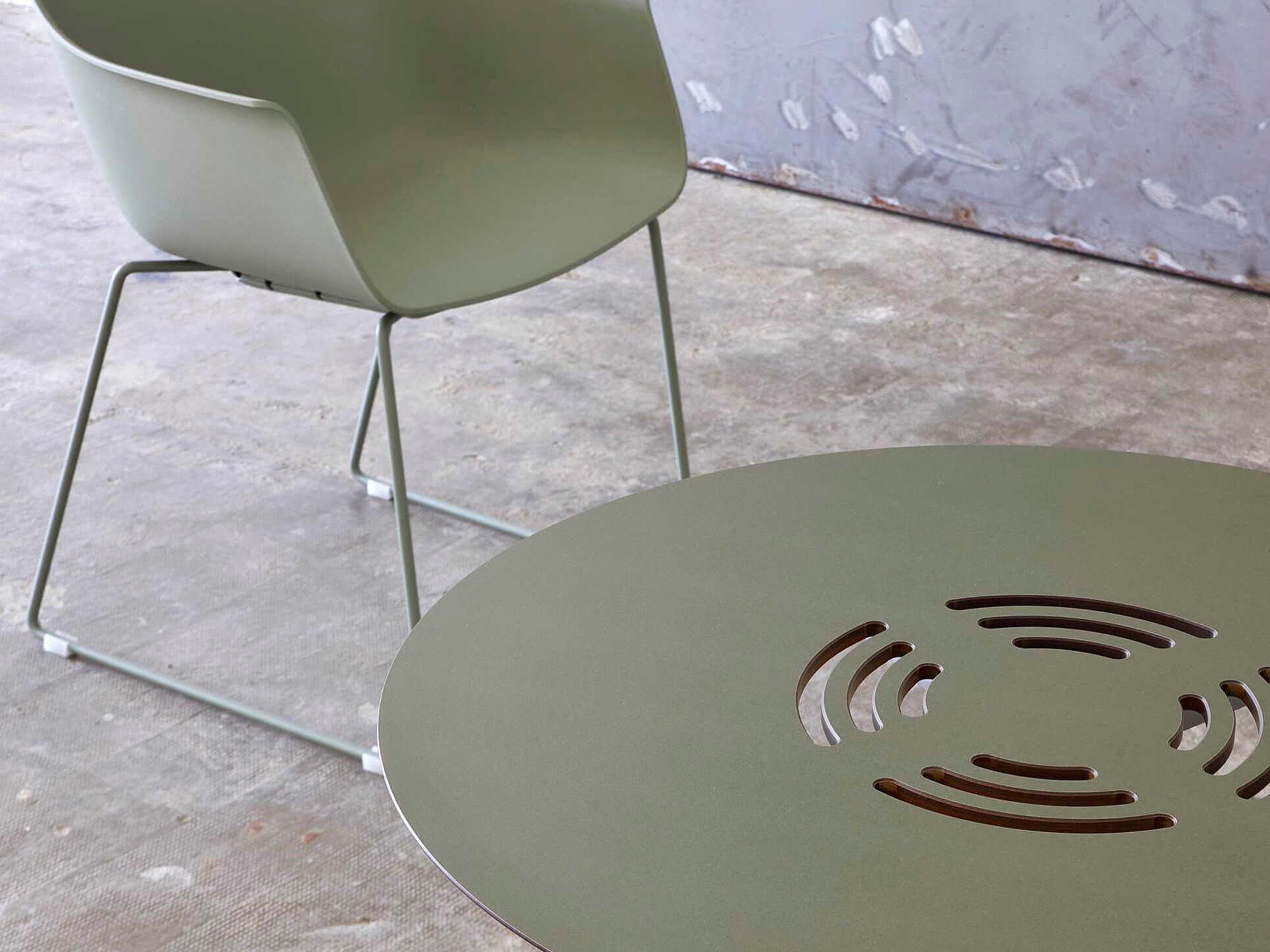 Resol Toledo Aire Round Dining Table Ivory