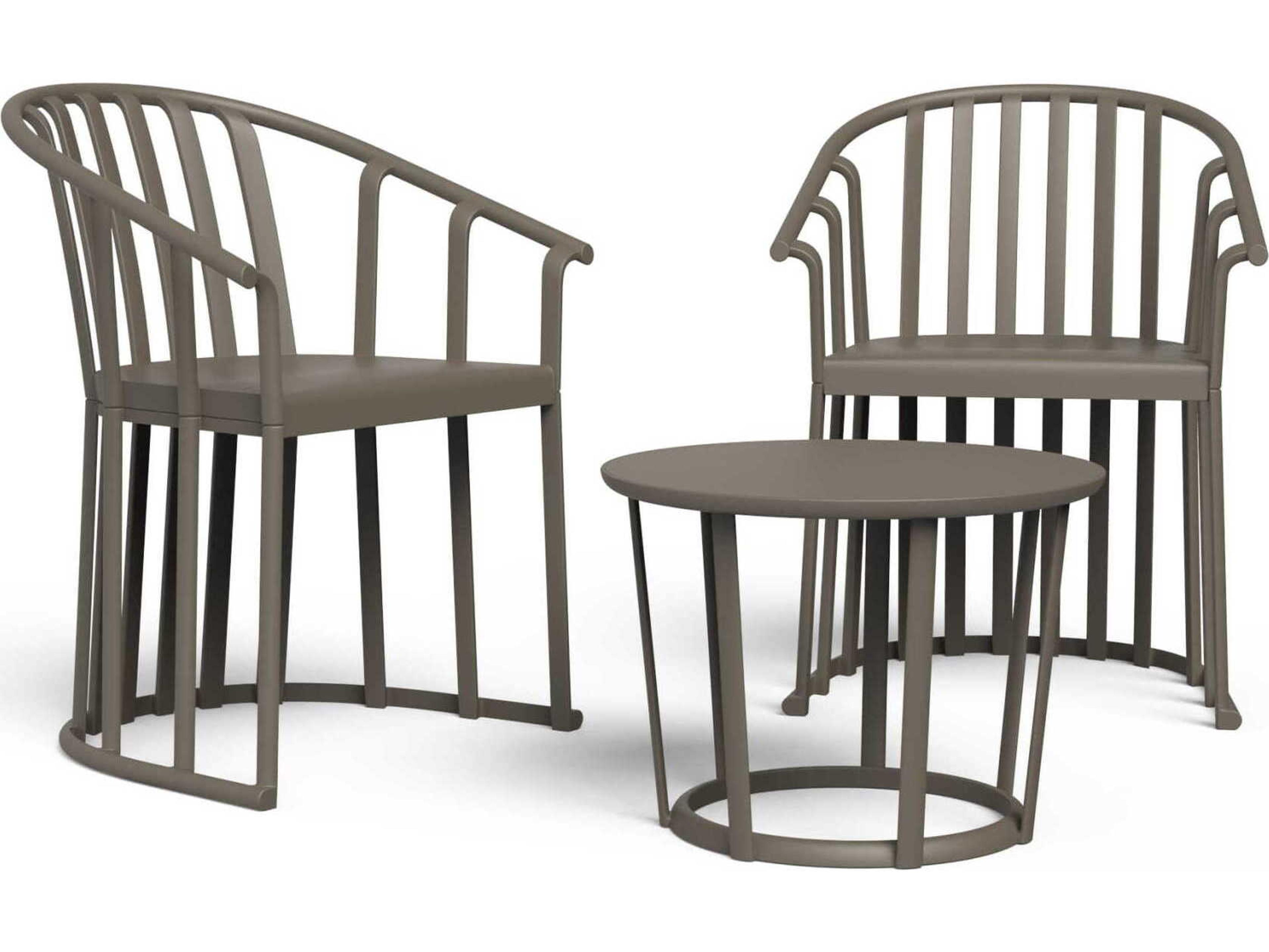 Raff 3 Piece Conversation Set Chocolate