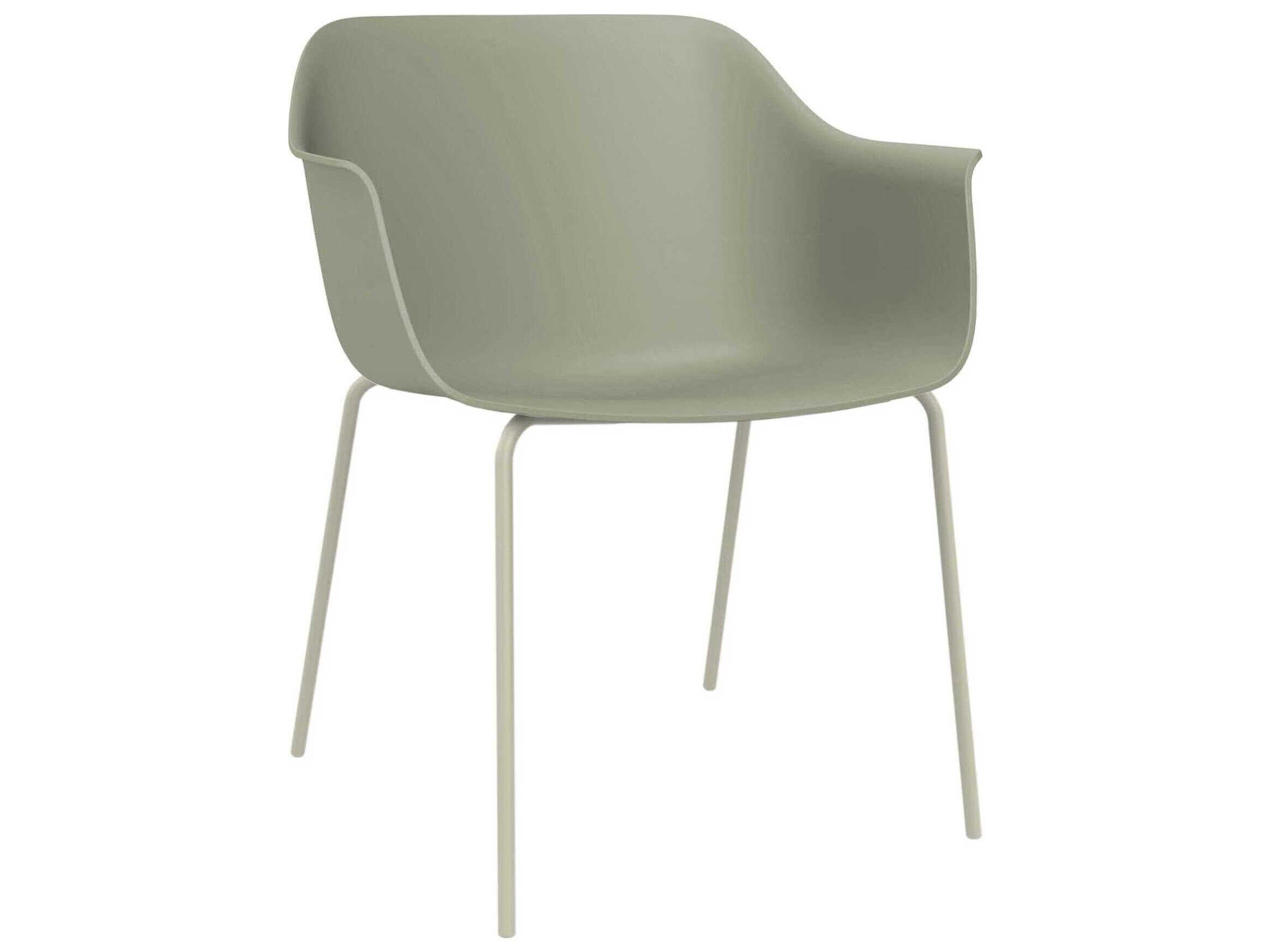 Shape Dining Armchair 4 Legs Greenish Grey Price Includes 2