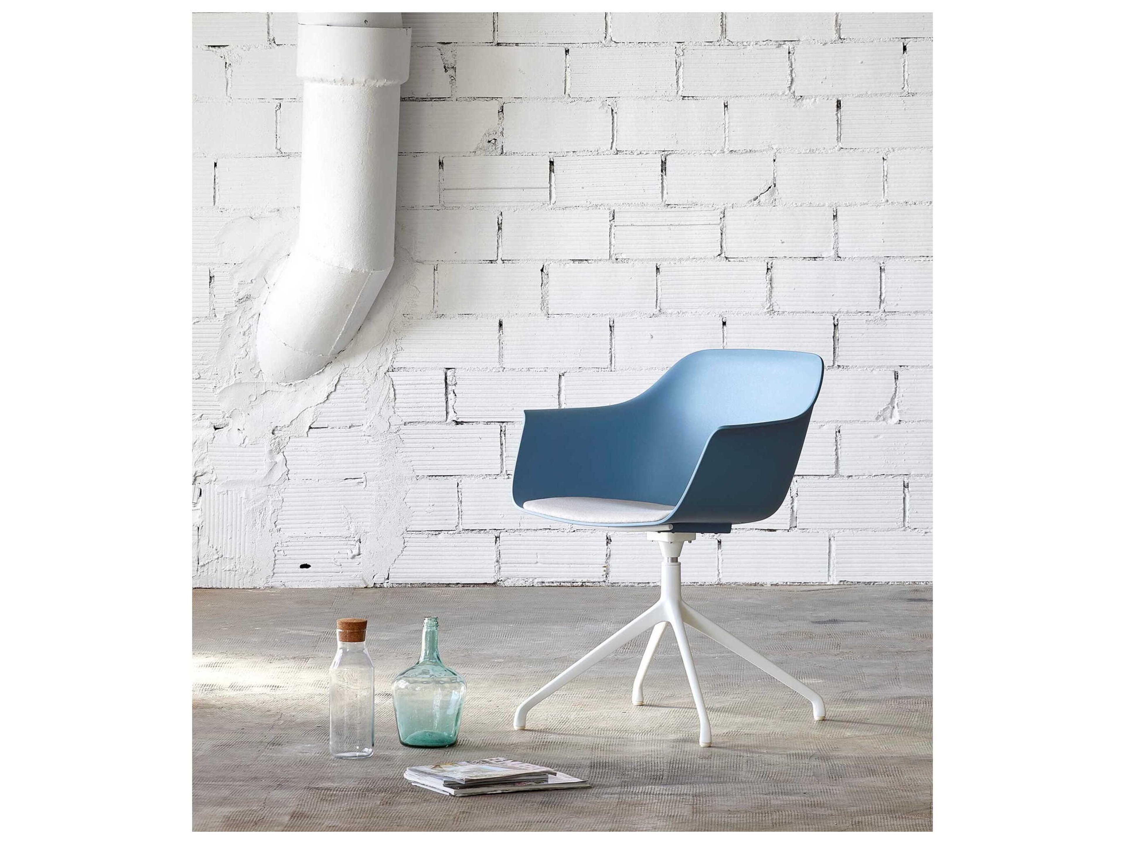 Resol Shape Dining Armchair Spider Legs Swivel Dark Grey Price Includes 2