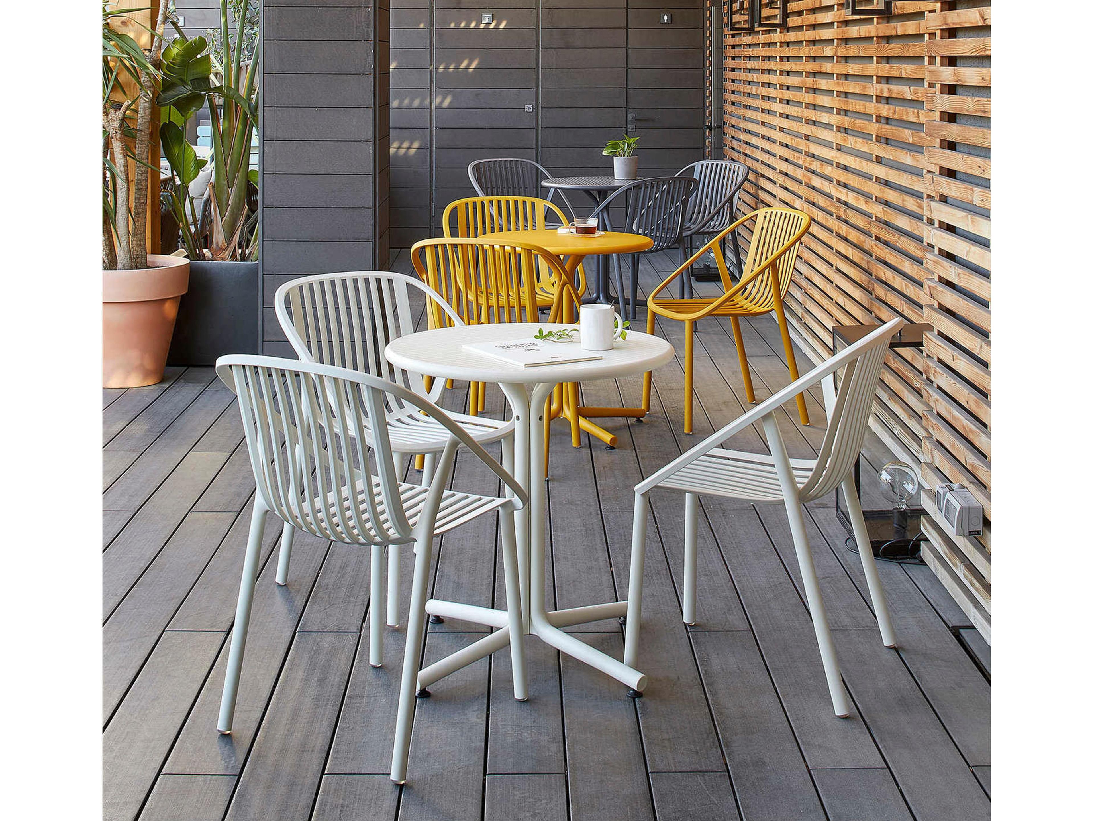 Resol Bini Round Dining Table Dark Grey