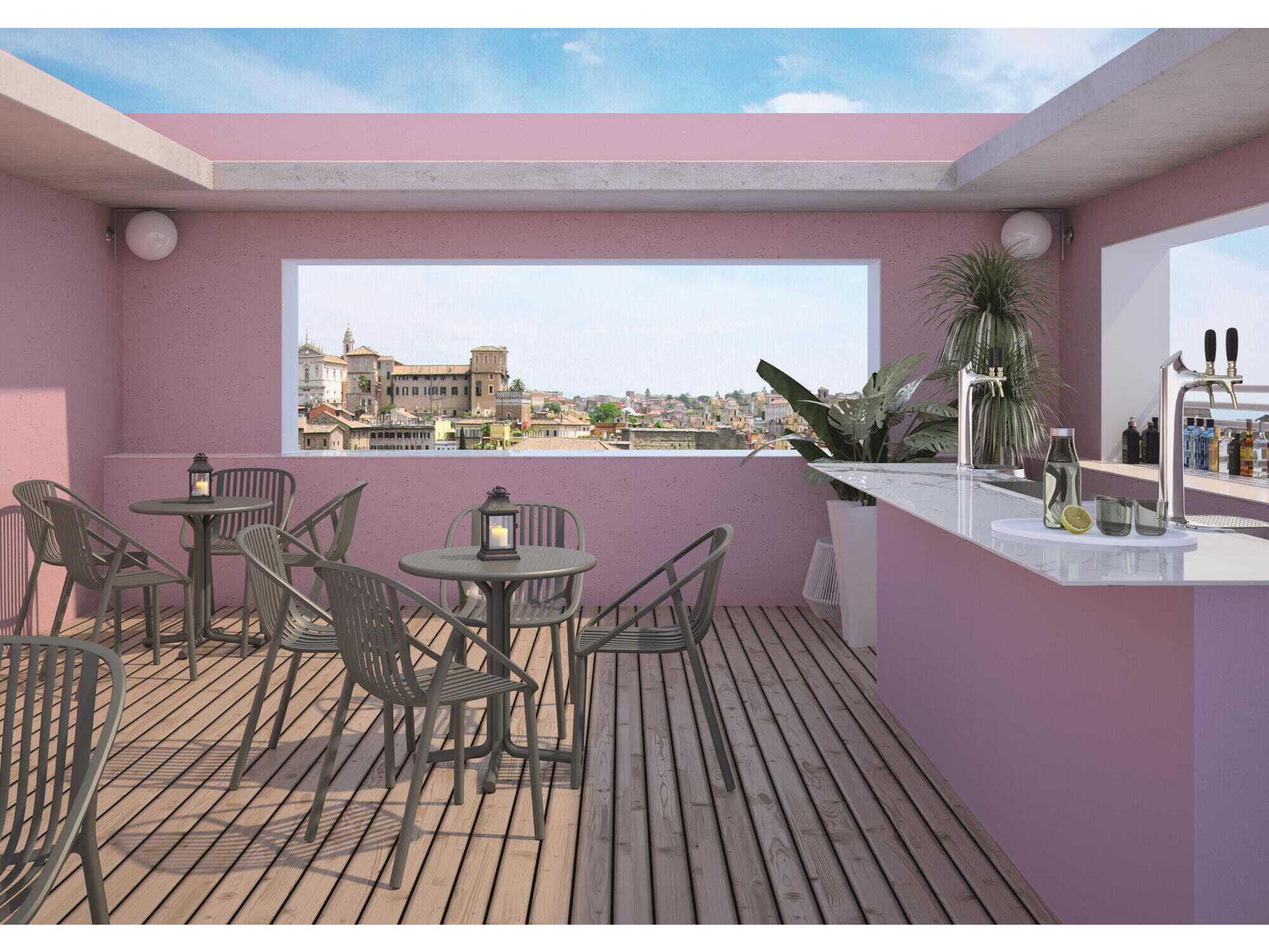 Resol Bini Round Dining Table Greenish Grey