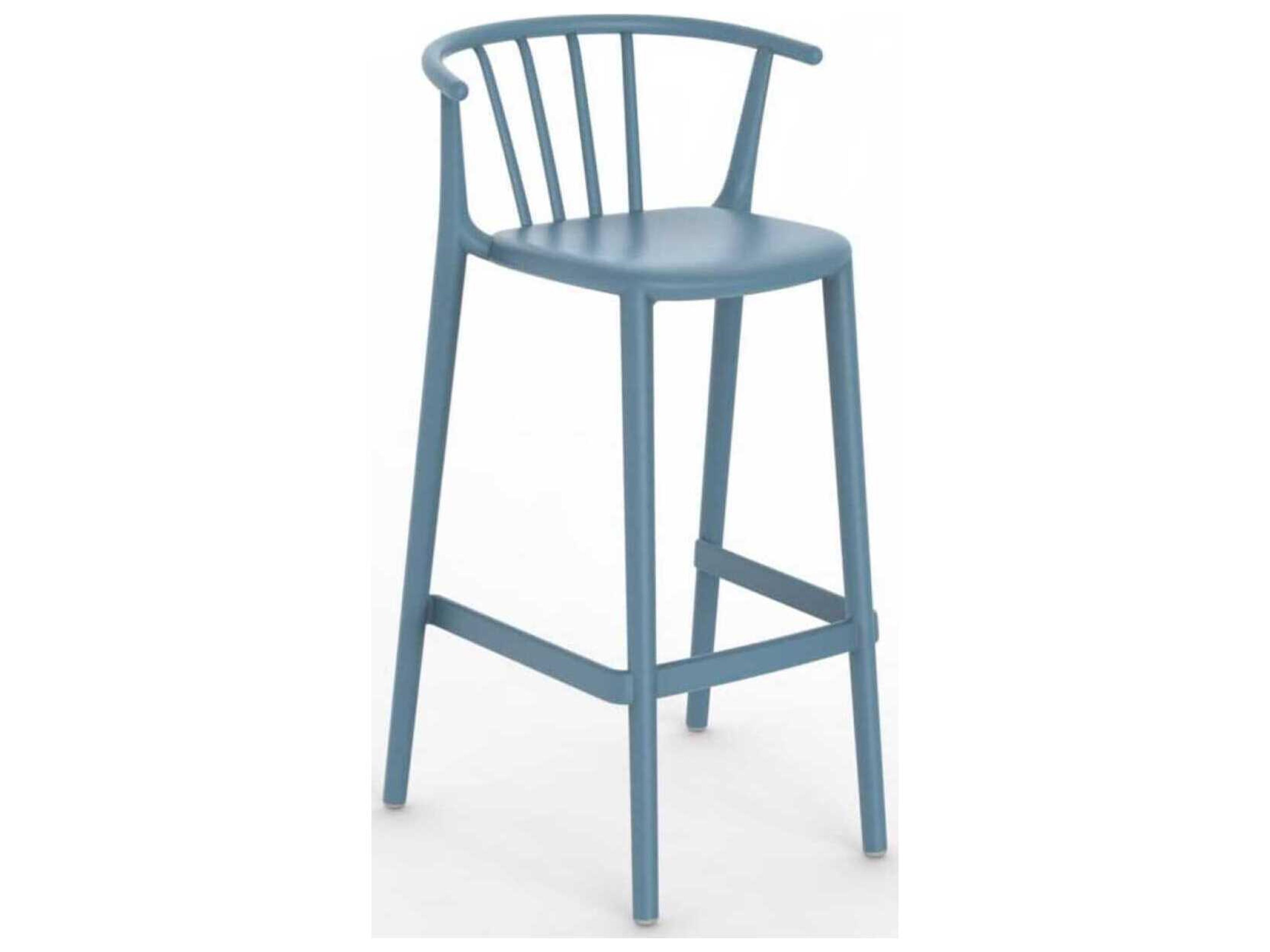 Woody High Bar Chair Retro Blue Price Includes 4