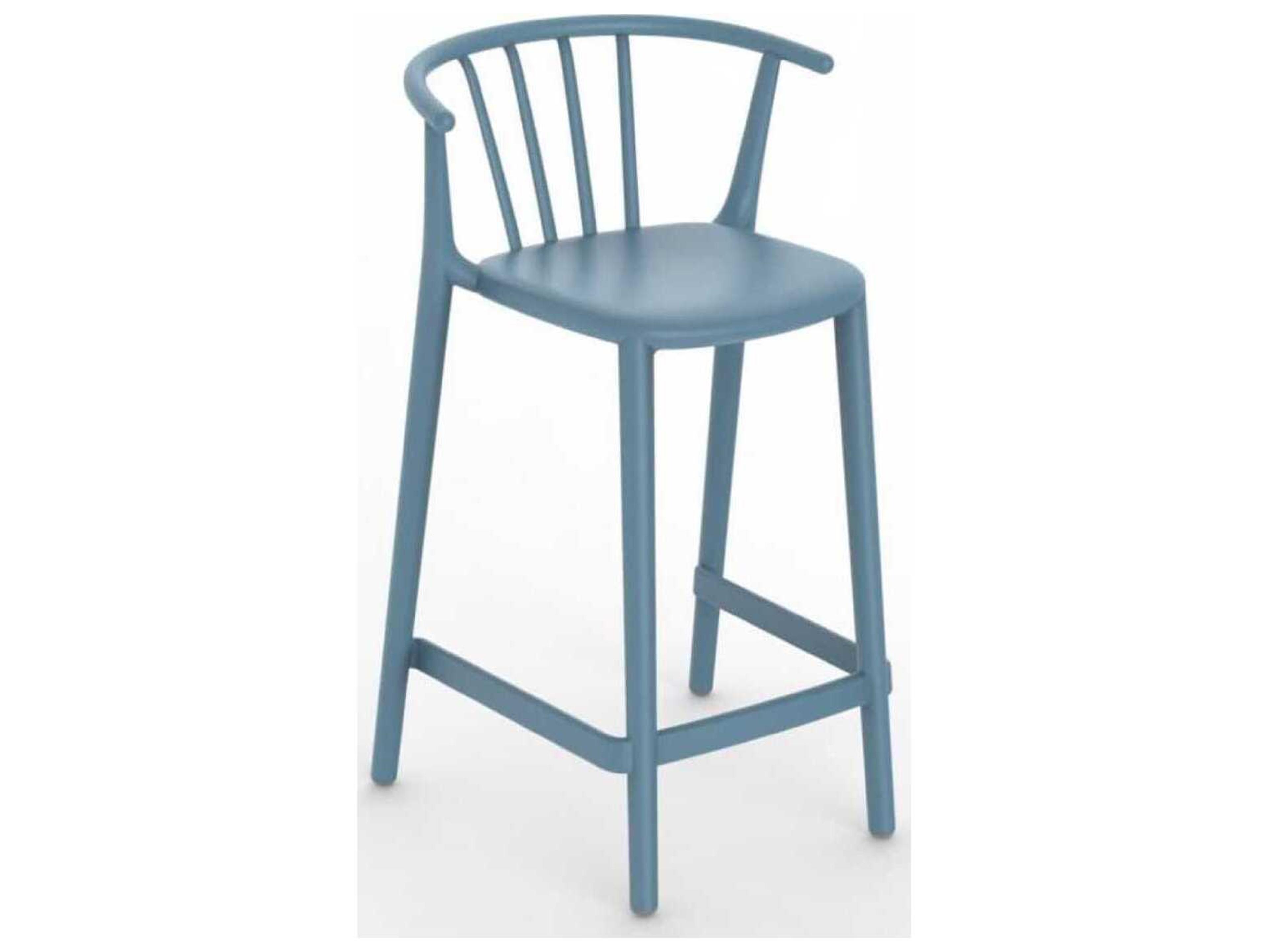 Woody Medium Bar Chair Retro Blue Price Includes 4