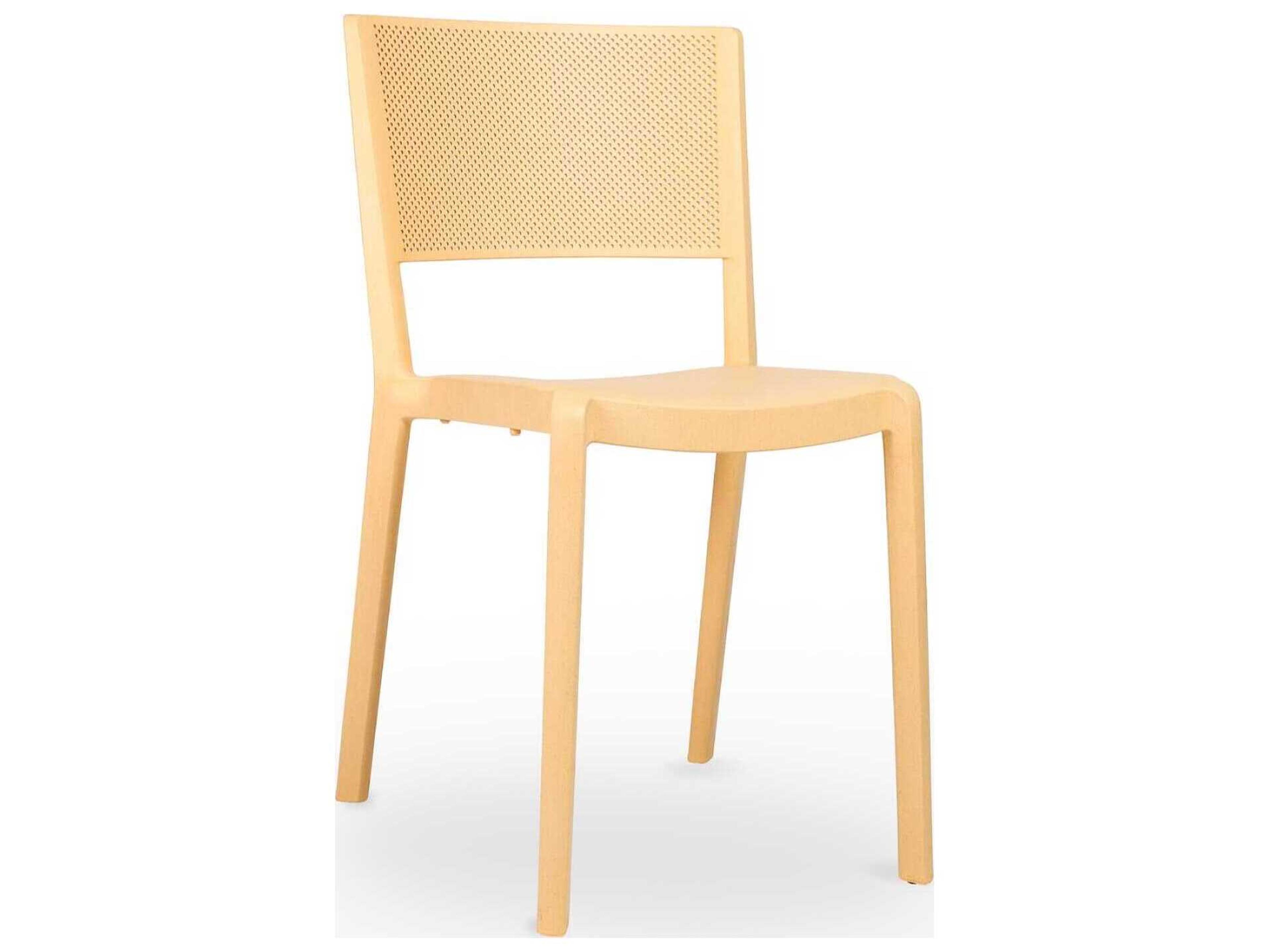 Spot Eco Recycled Dining Chair Fire Yellow Price Includes 4