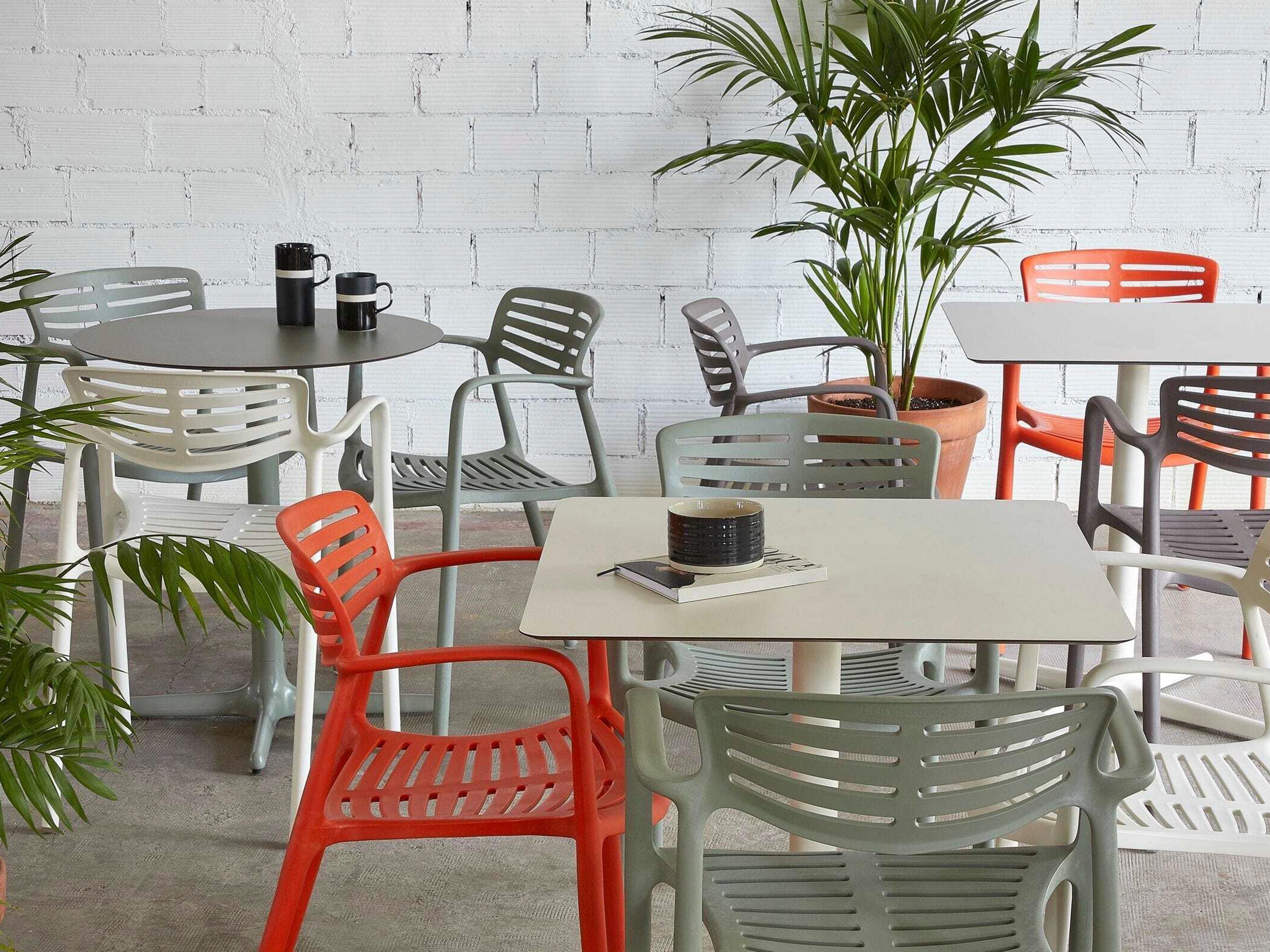 Resol Toledo Square Dining Table 70x70 Chocolate