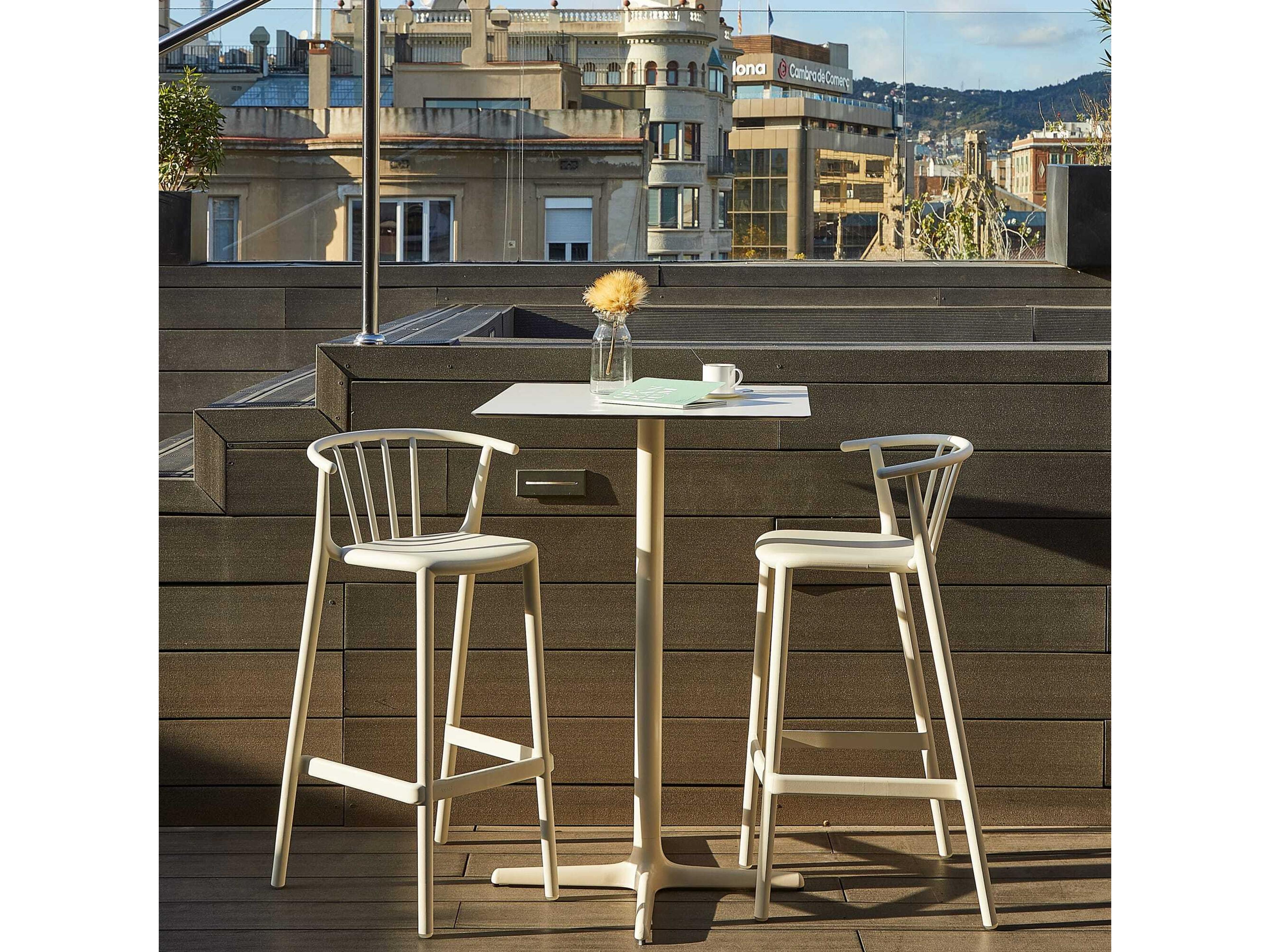 Resol Toledo Round Bar Table Greenish Grey