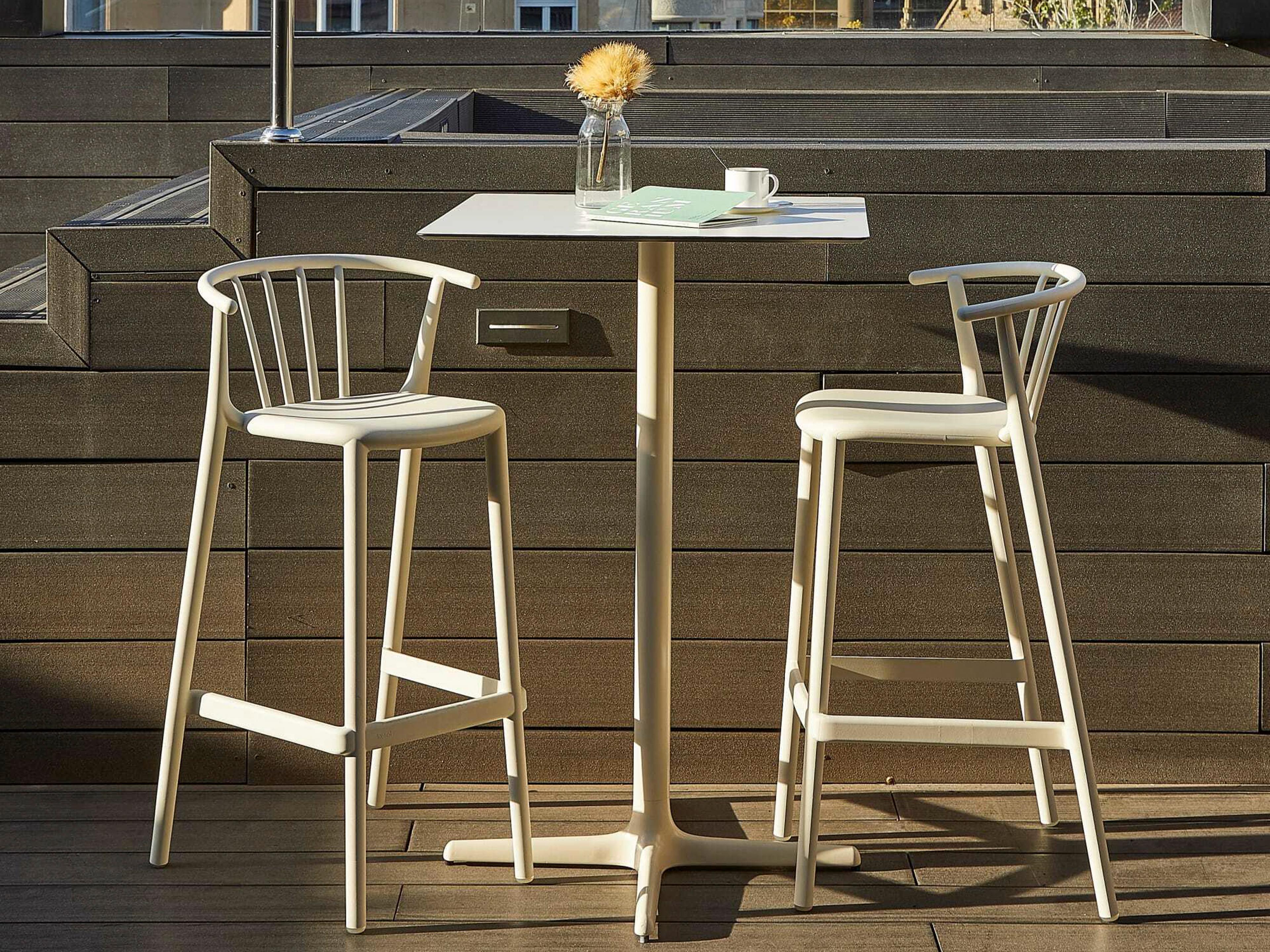 Resol Toledo Square Bar Table Greenish Grey