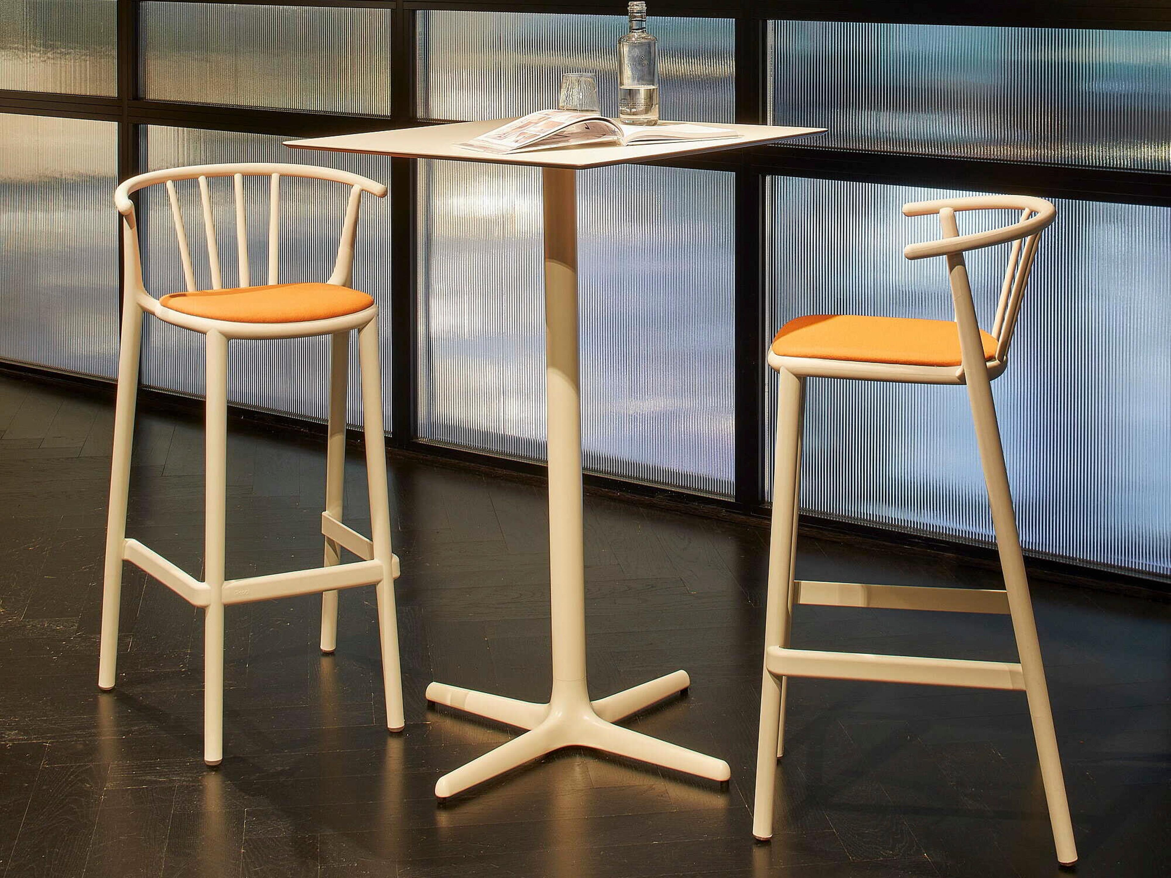 Resol Toledo Square Bar Table Greenish Grey